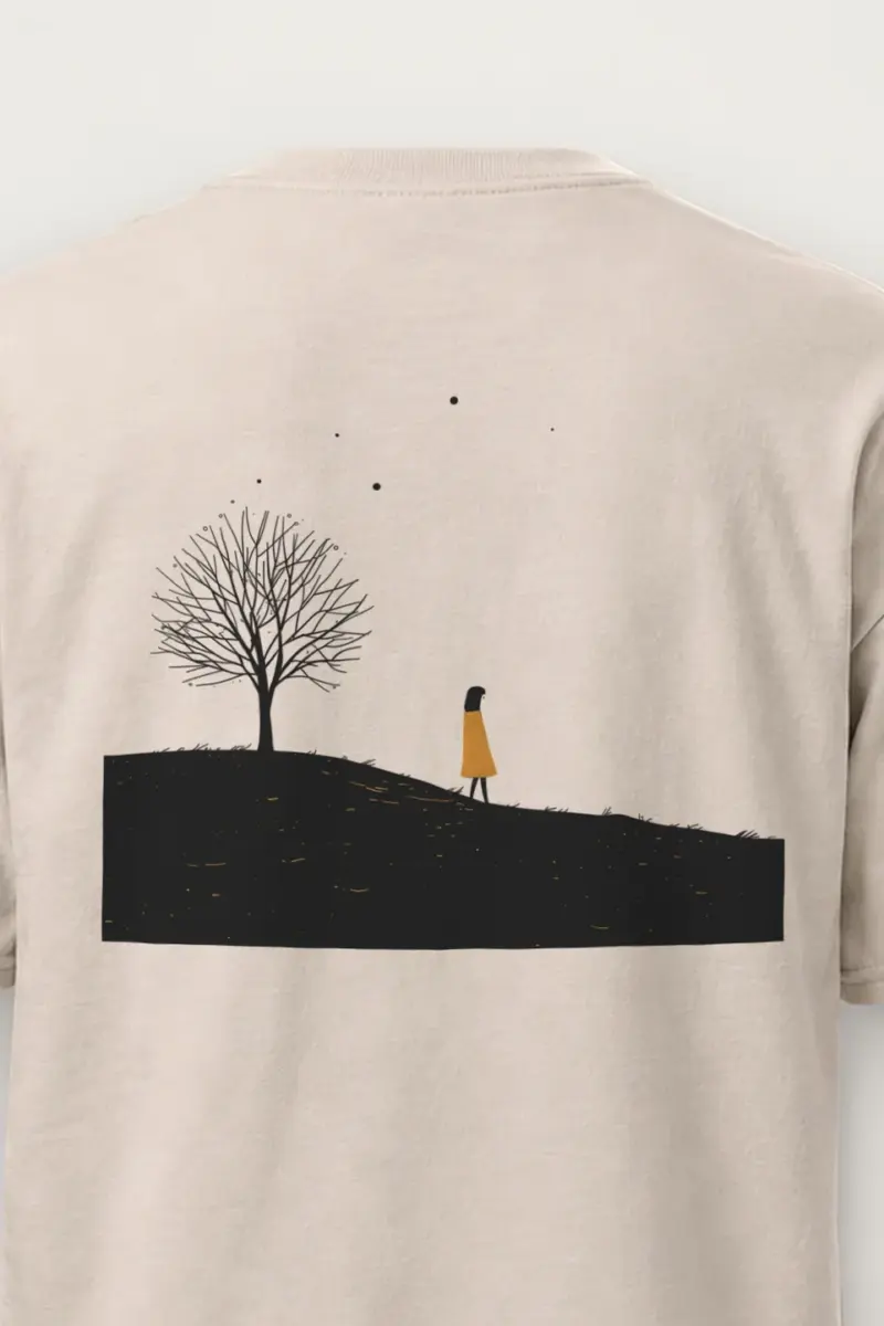 "Solitary Hill" Heavyweight Unisex Crewneck T-shirt
