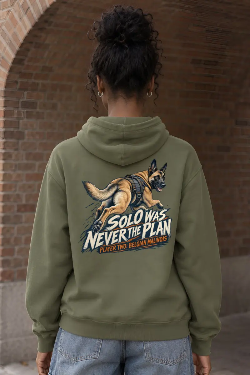 “Solo Was Never the Plan” Heavy Blend Unisex Pullover Hoodie