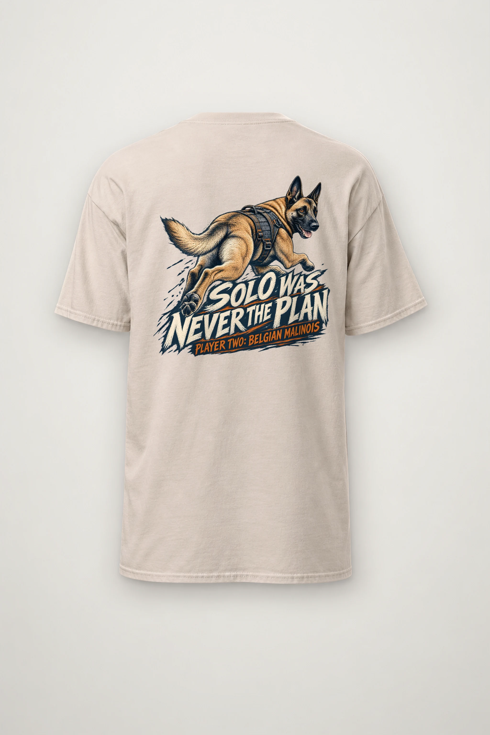 "Solo Was Never the Plan" Heavyweight Unisex Crewneck T-shirt