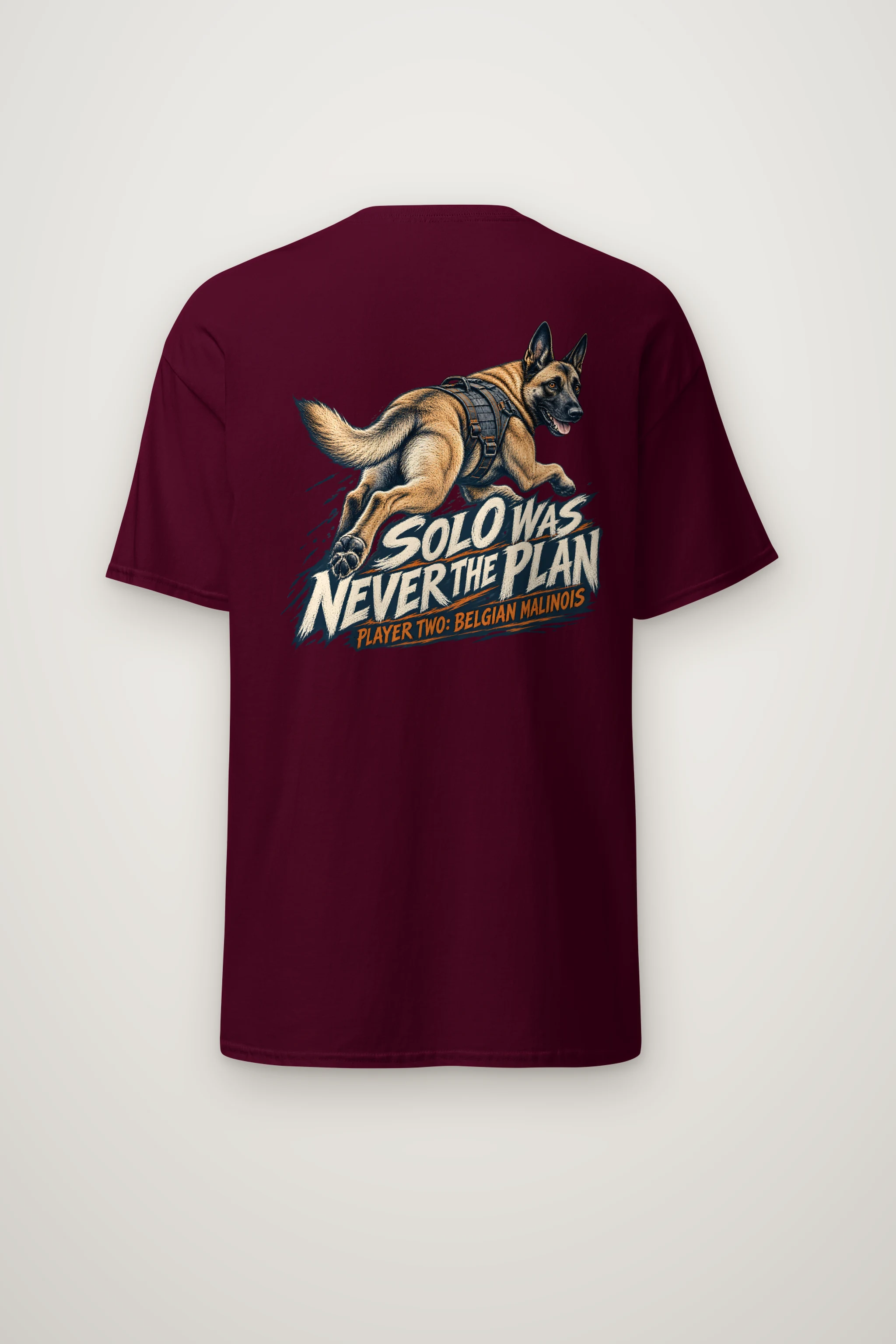 "Solo Was Never the Plan" Heavyweight Unisex Crewneck T-shirt