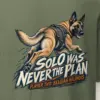 "Solo Was Never the Plan" Heavyweight Unisex Crewneck T-shirt