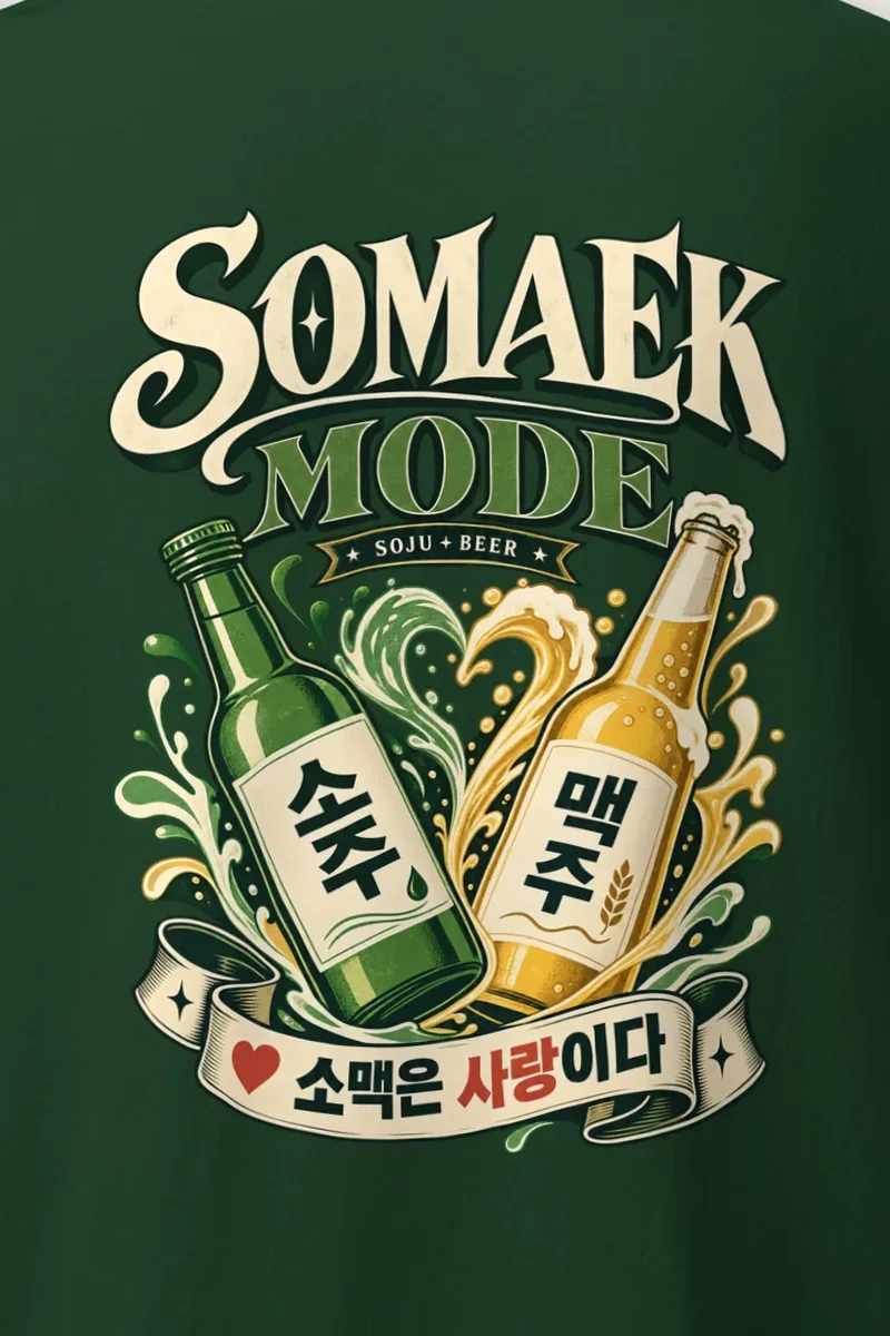 "Somaek Mode" Heavyweight Unisex Crewneck T-shirt