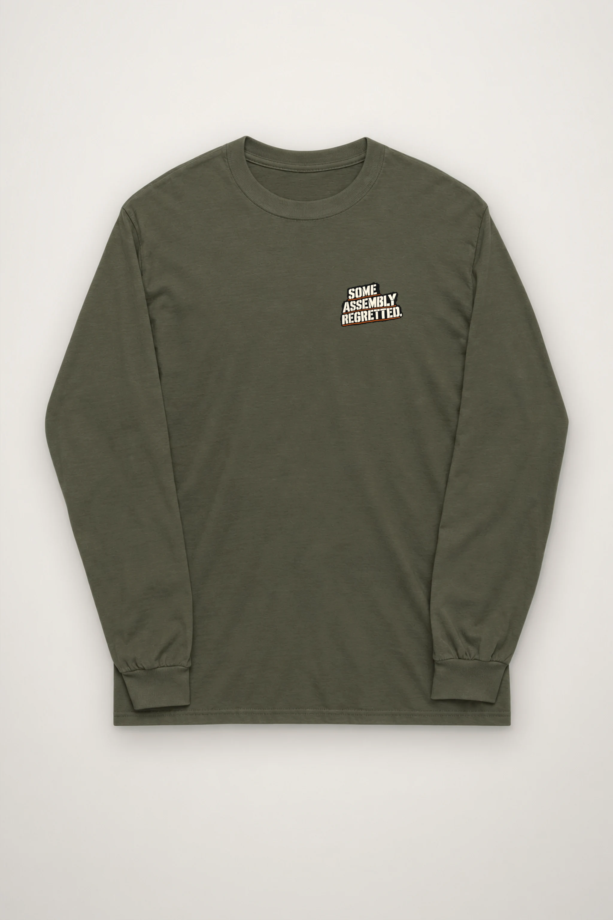 "Some Assembly Regretted" Unisex Longsleeve T-shirt