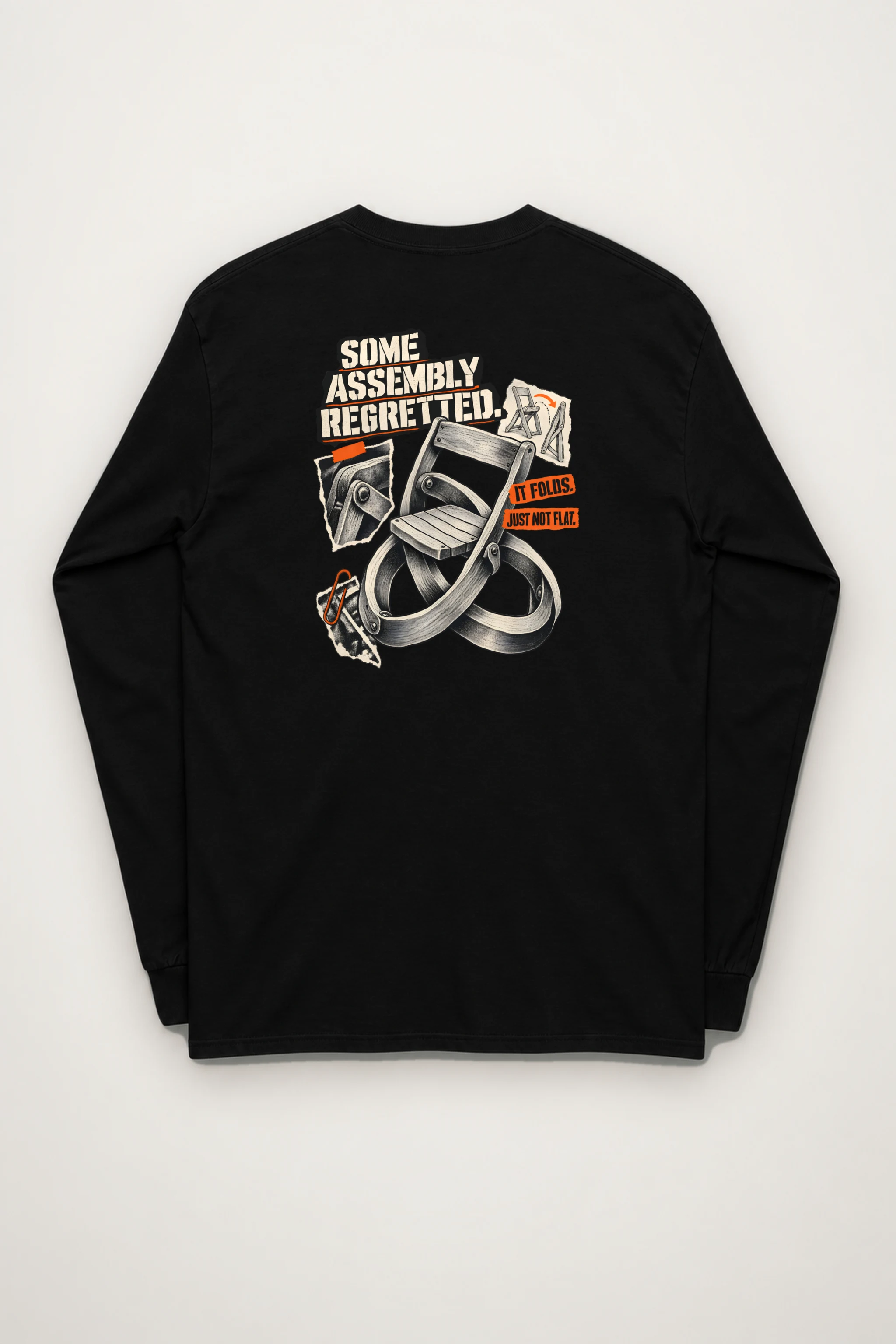 "Some Assembly Regretted" Unisex Longsleeve T-shirt