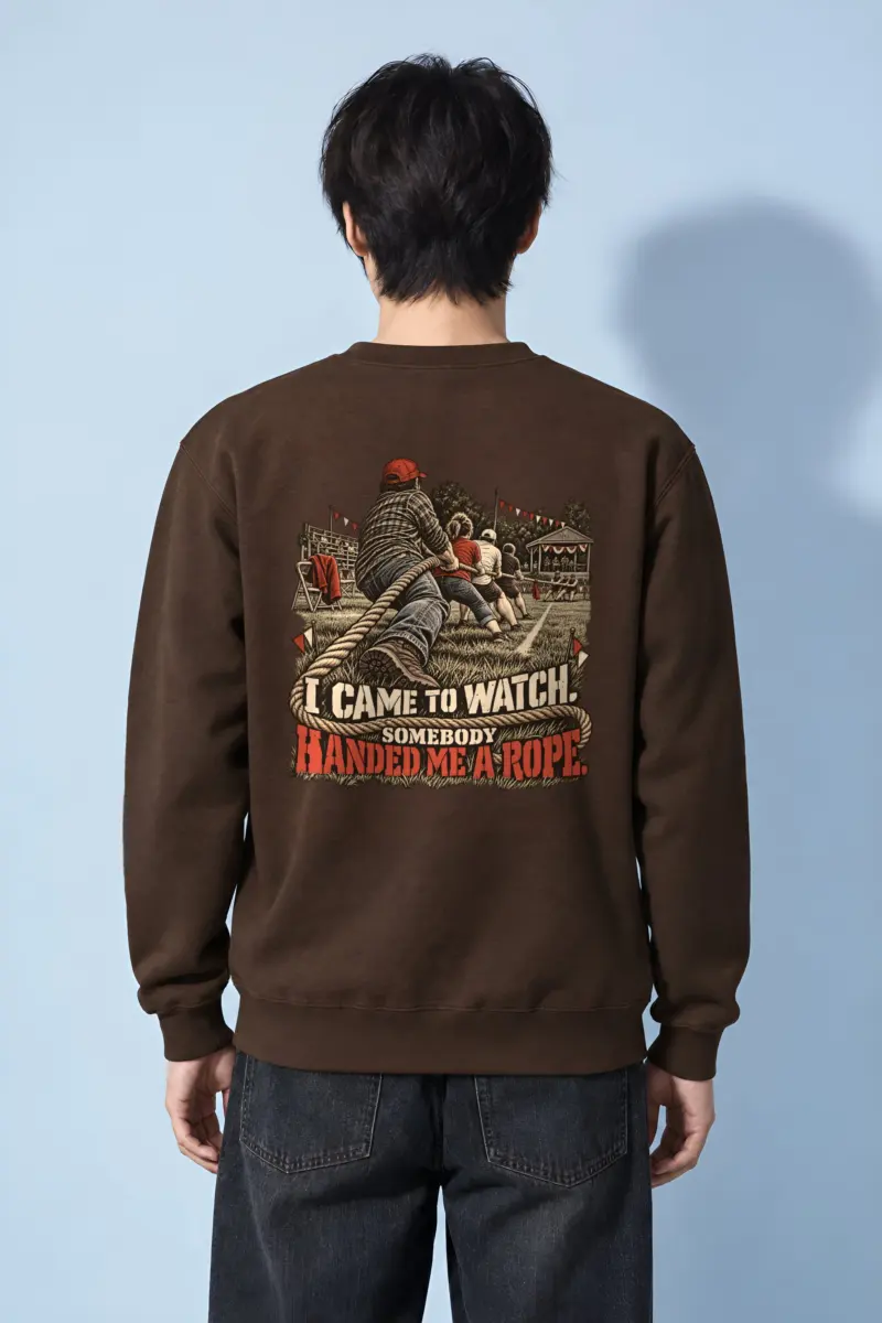 “Somebody Handed Me a Rope” Heavy Blend Unisex Crewneck Sweatshirt