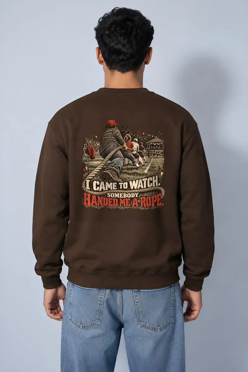 "Somebody Handed Me a Rope" Heavy Blend Unisex Crewneck Sweatshirt