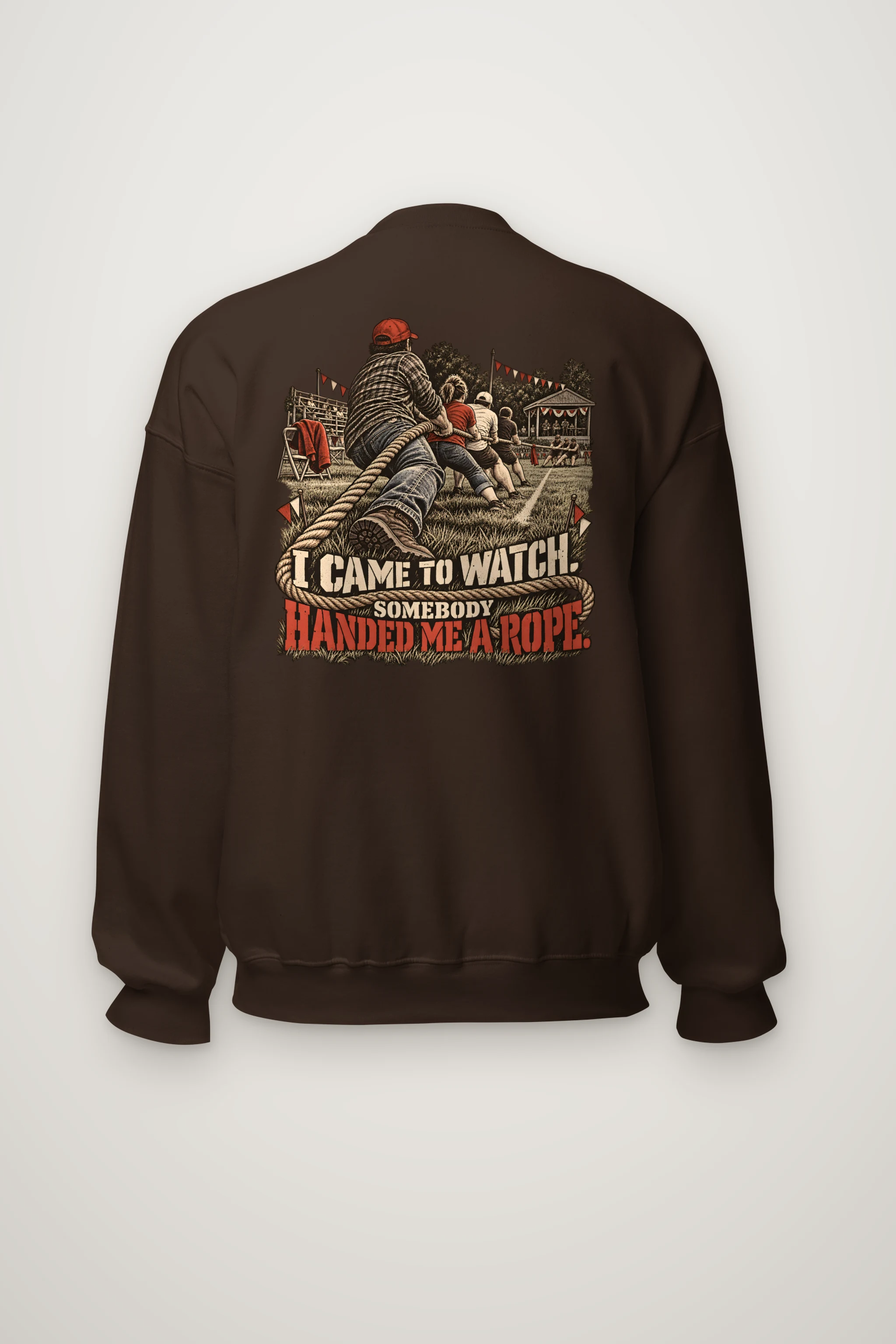 "Somebody Handed Me a Rope" Heavy Blend Unisex Crewneck Sweatshirt