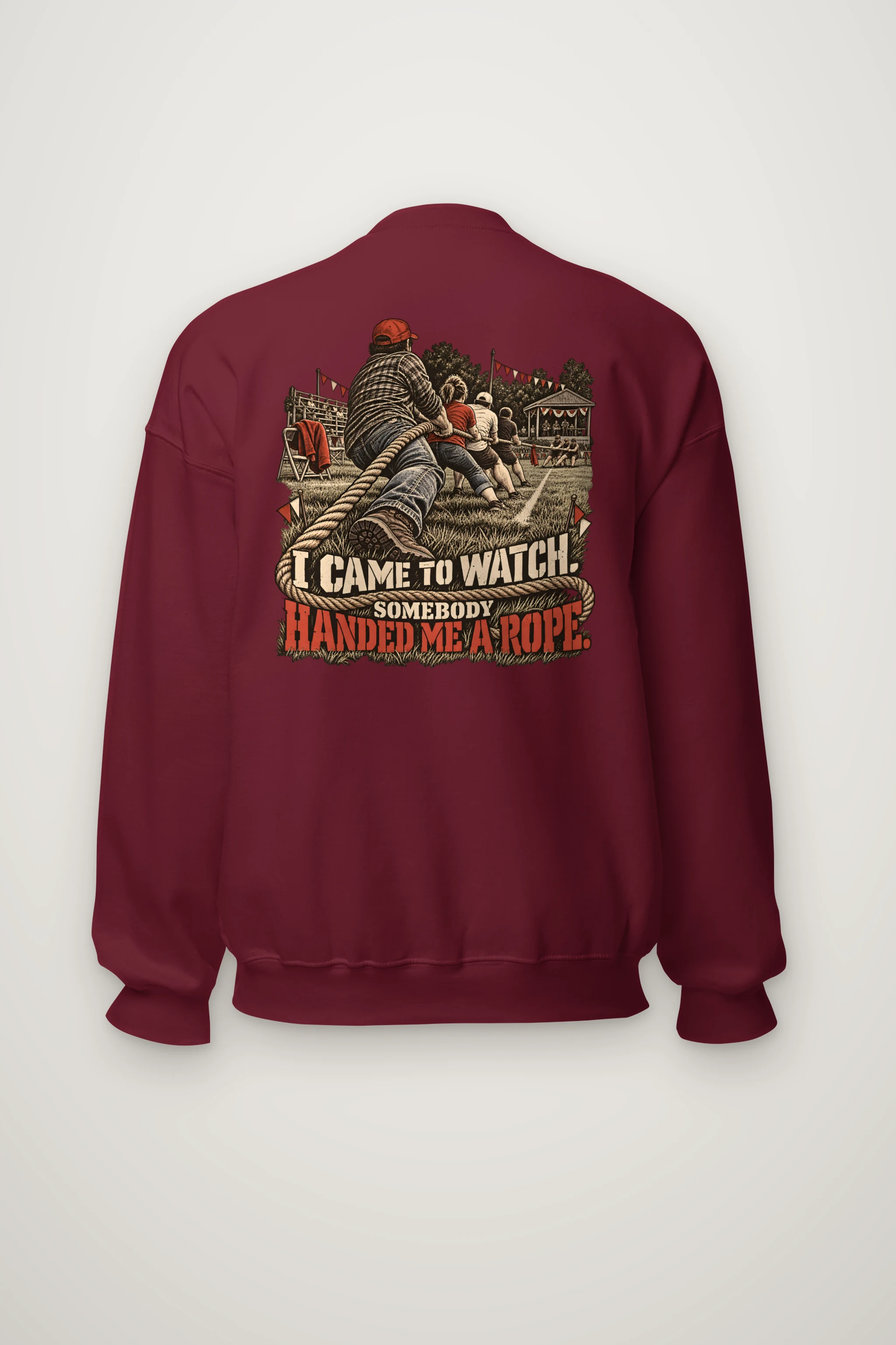 "Somebody Handed Me a Rope" Heavy Blend Unisex Crewneck Sweatshirt