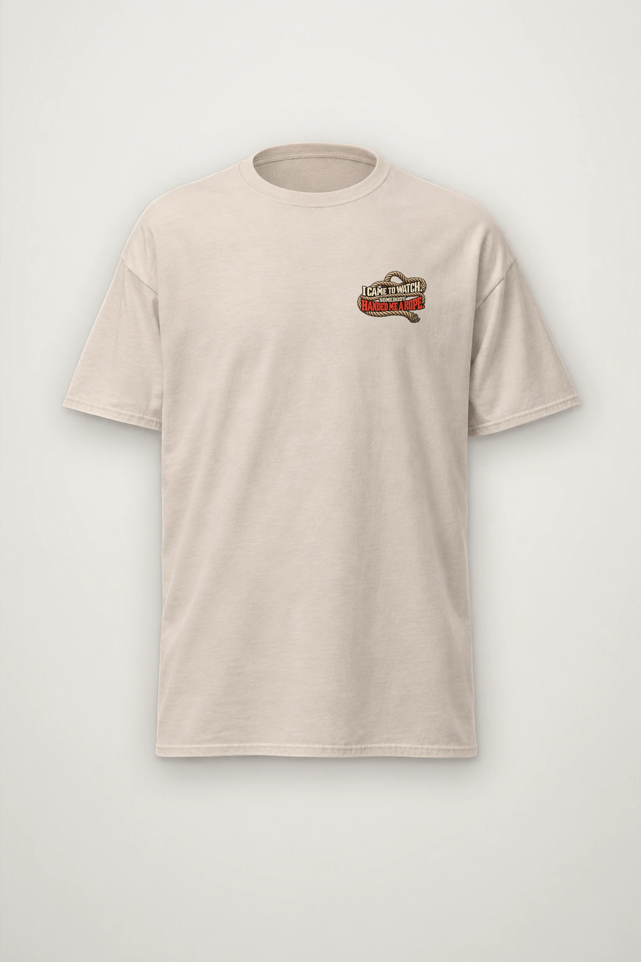 "Somebody Handed Me a Rope" Heavyweight Unisex Crewneck T-shirt