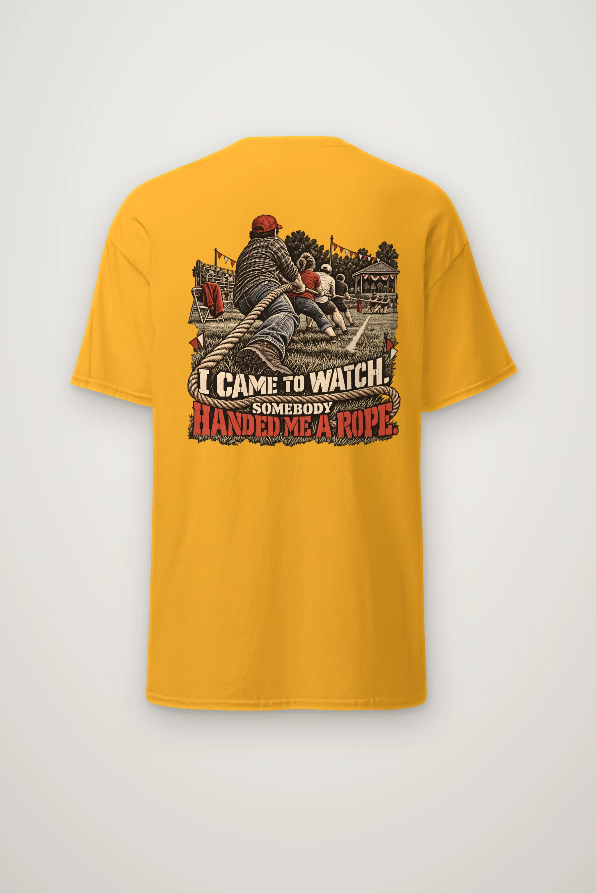 "Somebody Handed Me a Rope" Heavyweight Unisex Crewneck T-shirt