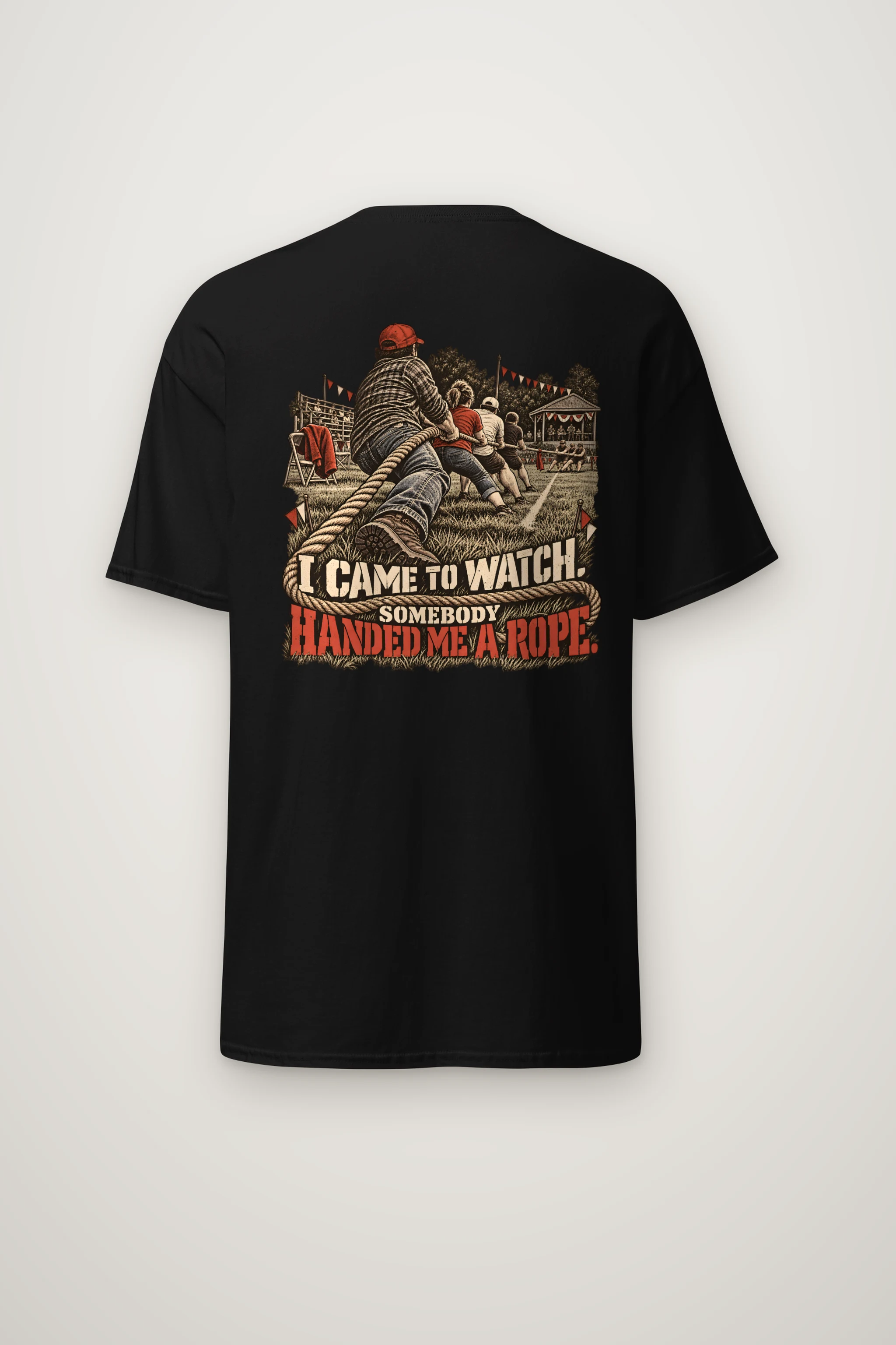 "Somebody Handed Me a Rope" Heavyweight Unisex Crewneck T-shirt