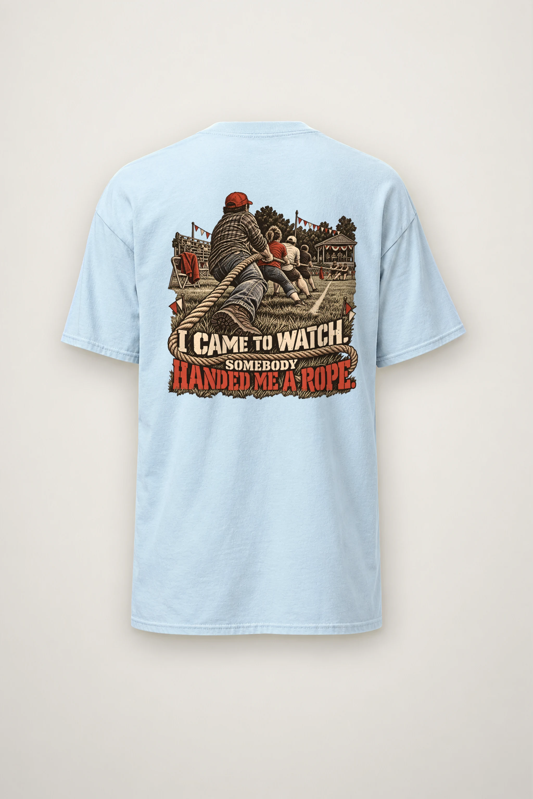 "Somebody Handed Me a Rope" Heavyweight Unisex Crewneck T-shirt