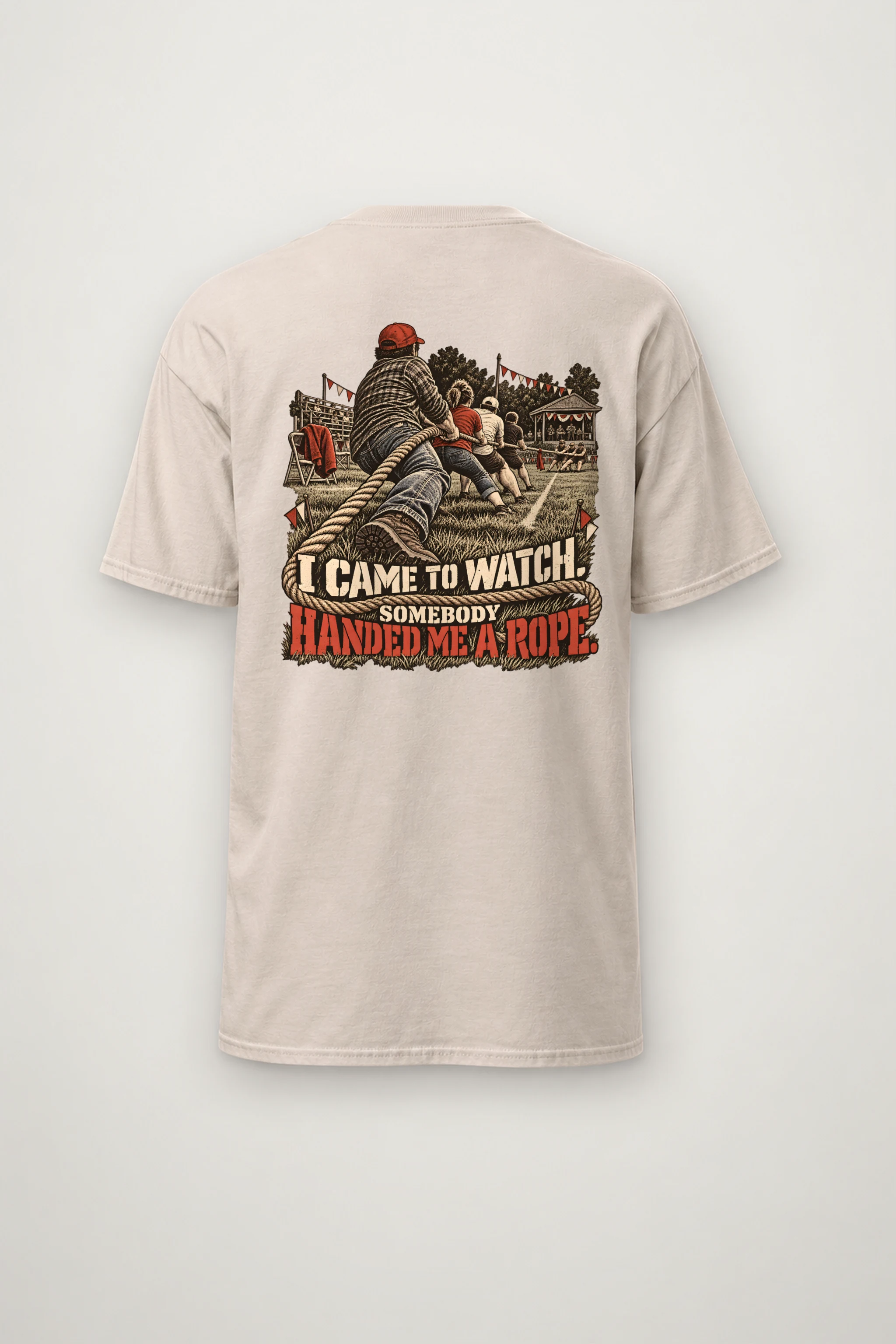 "Somebody Handed Me a Rope" Heavyweight Unisex Crewneck T-shirt