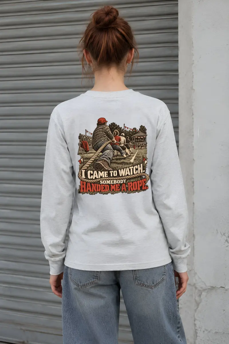 “Somebody Handed Me a Rope” Unisex Longsleeve T-shirt