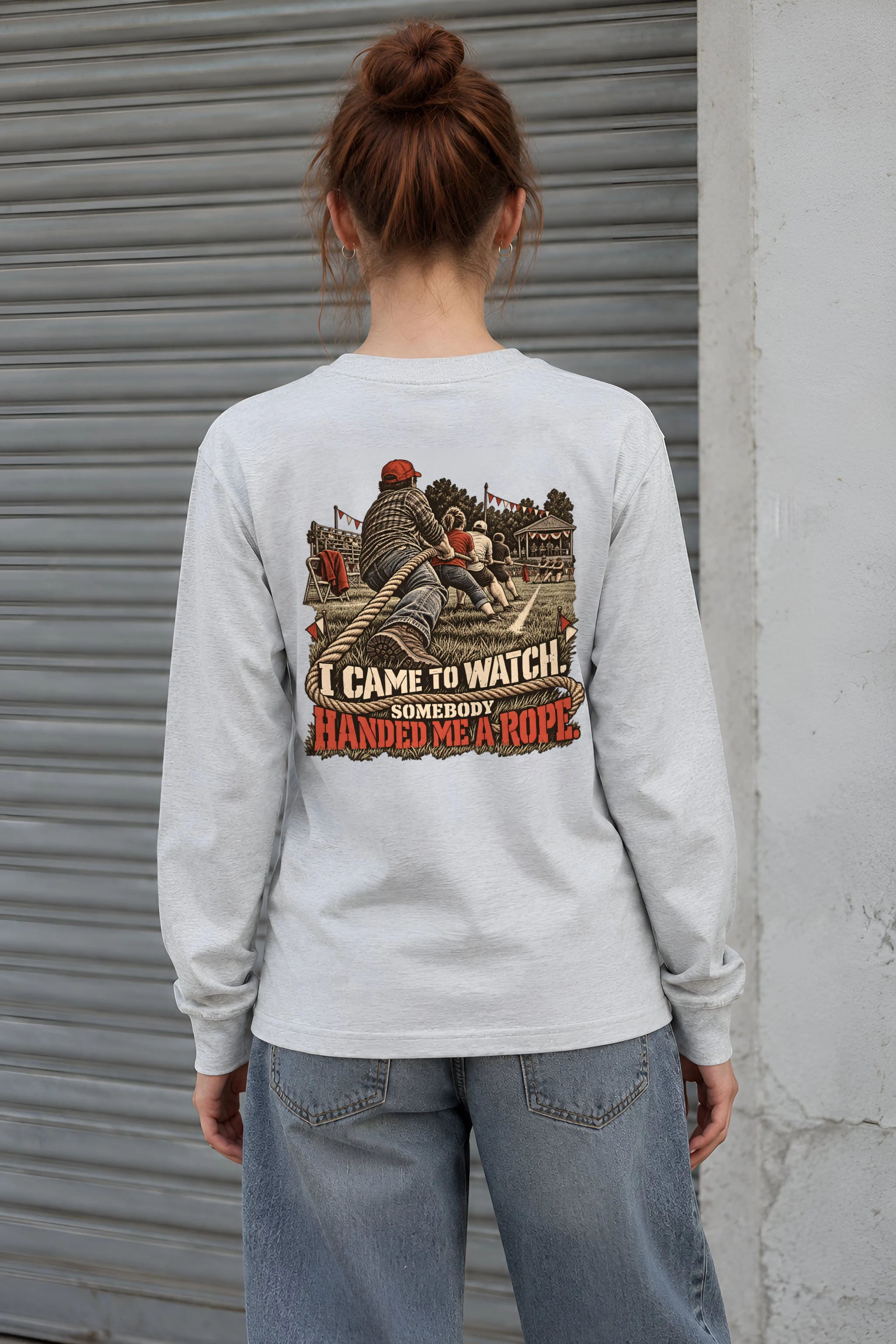 "Somebody Handed Me a Rope" Unisex Longsleeve T-shirt