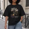 "Somebody Has to Close the Park Down" Unisex Oversized Heavyweight Crewneck T-Shirt