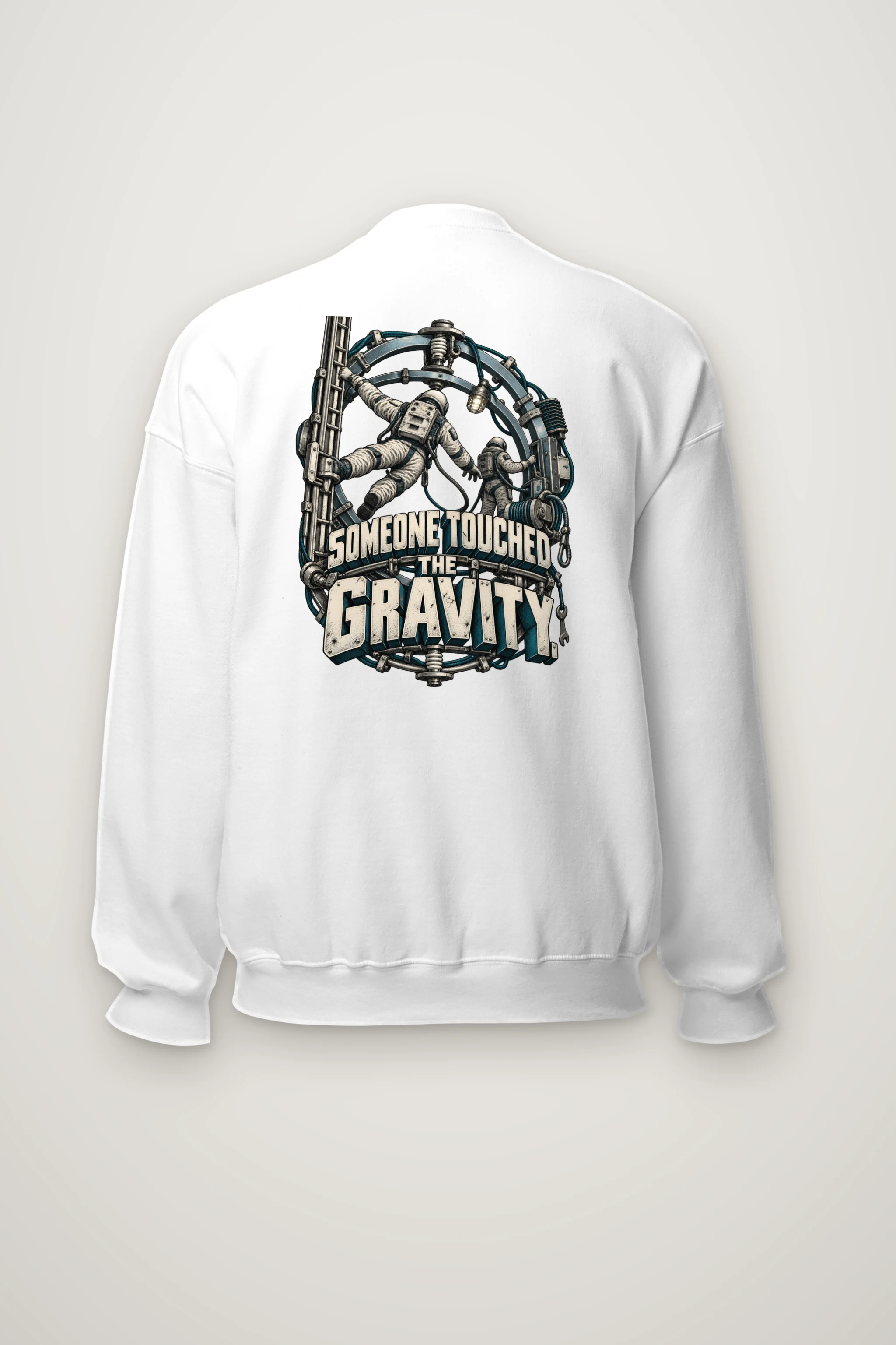 "Someone Touched the Gravity" Heavy Blend Unisex Crewneck Sweatshirt