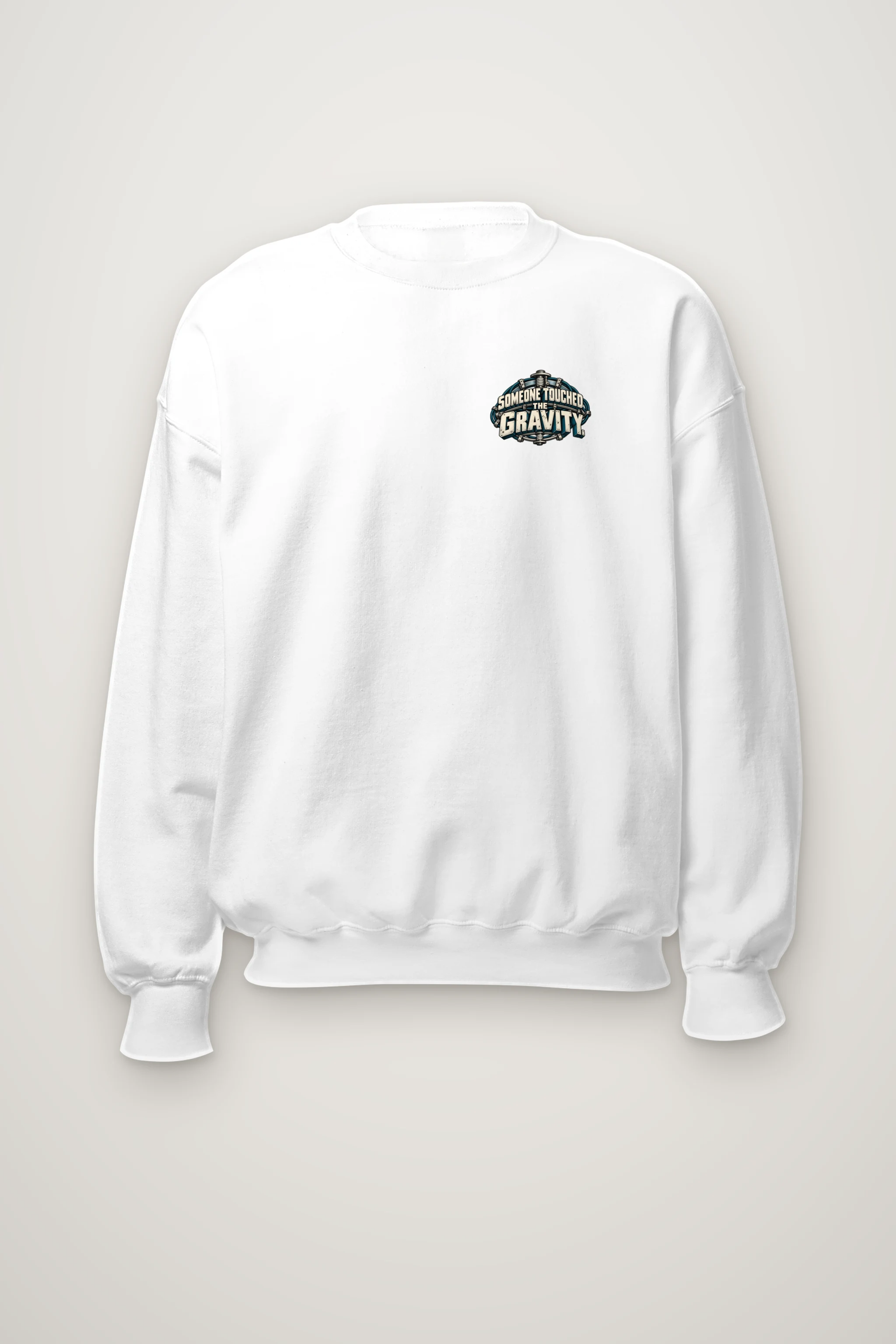 "Someone Touched the Gravity" Heavy Blend Unisex Crewneck Sweatshirt
