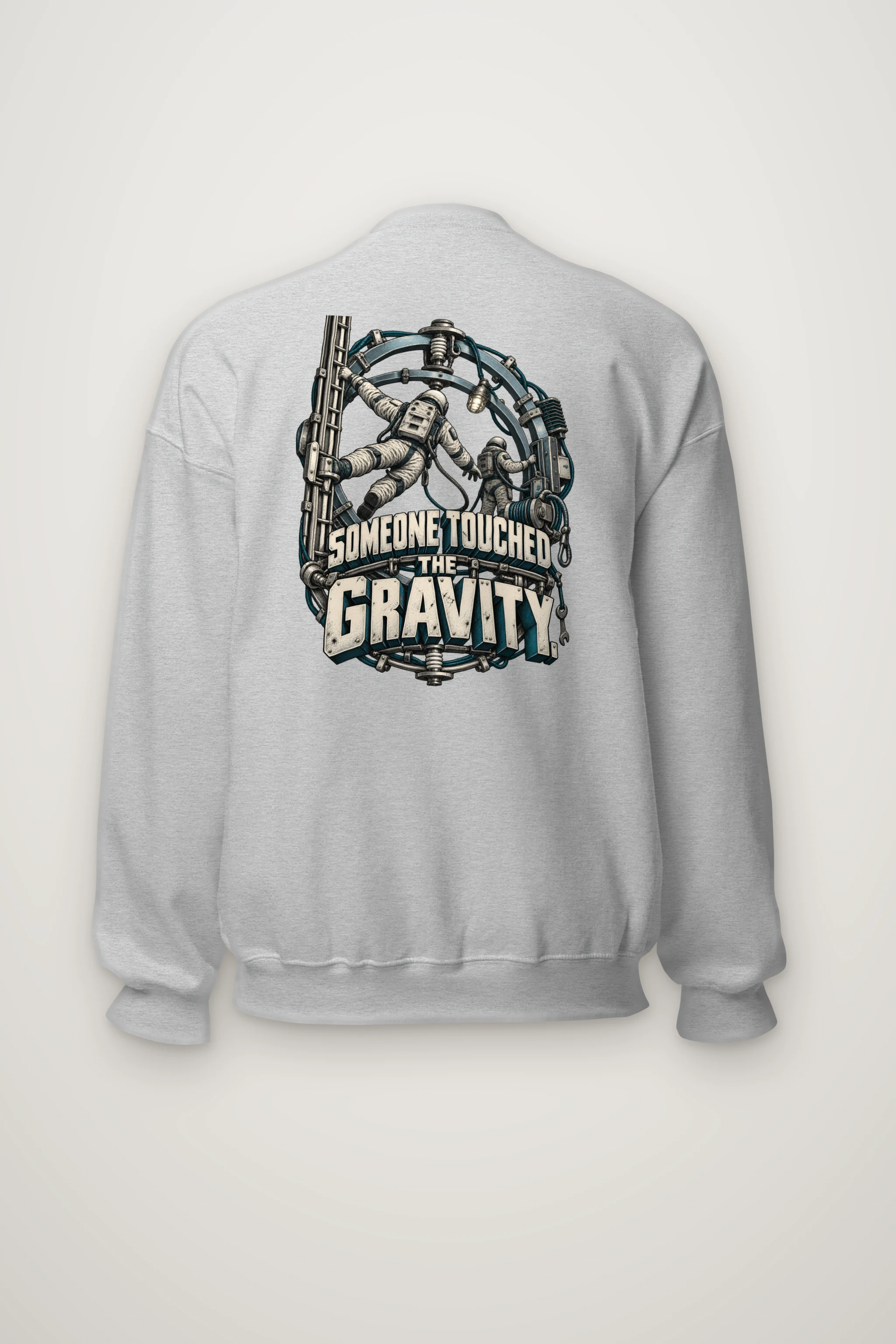 "Someone Touched the Gravity" Heavy Blend Unisex Crewneck Sweatshirt