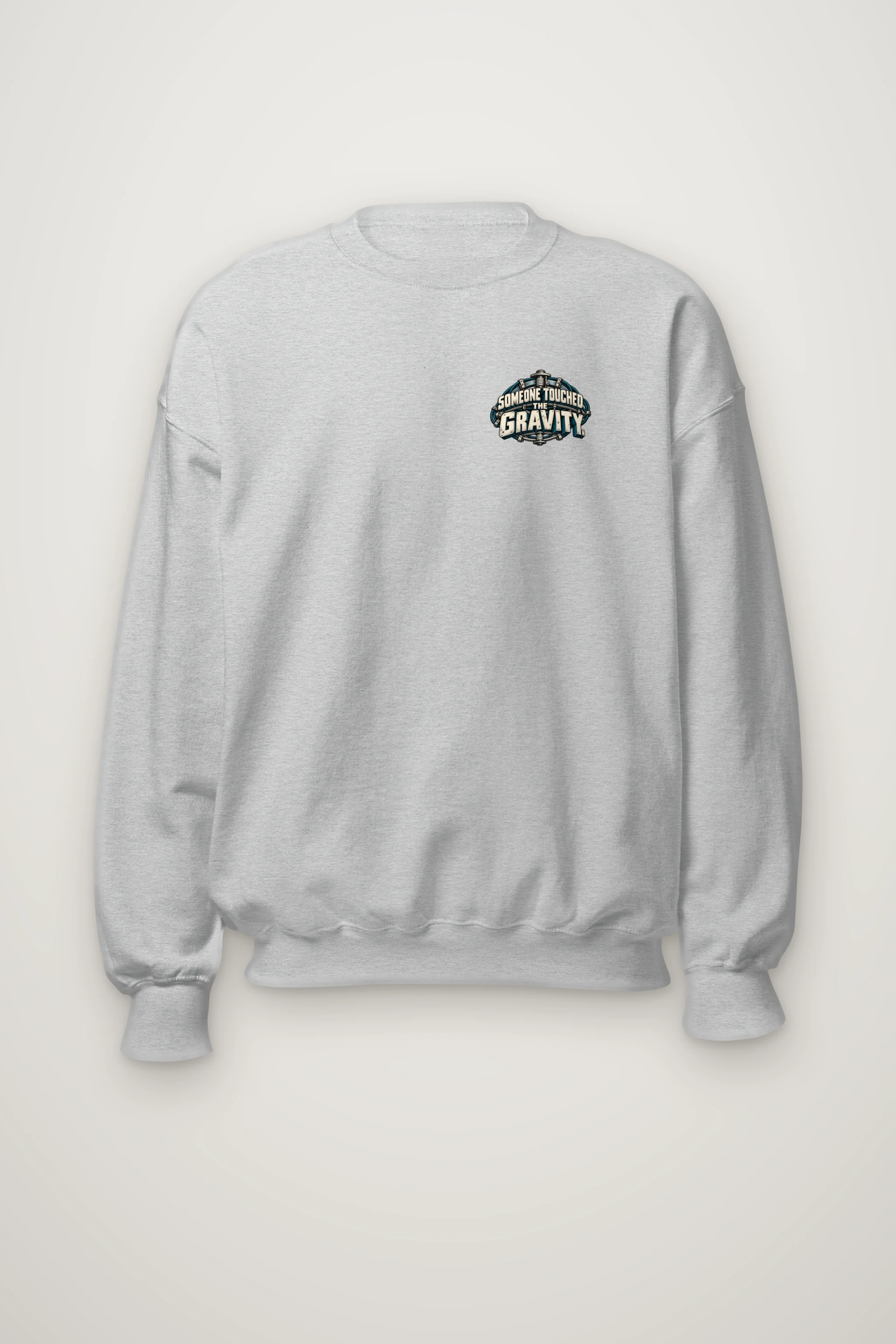 "Someone Touched the Gravity" Heavy Blend Unisex Crewneck Sweatshirt
