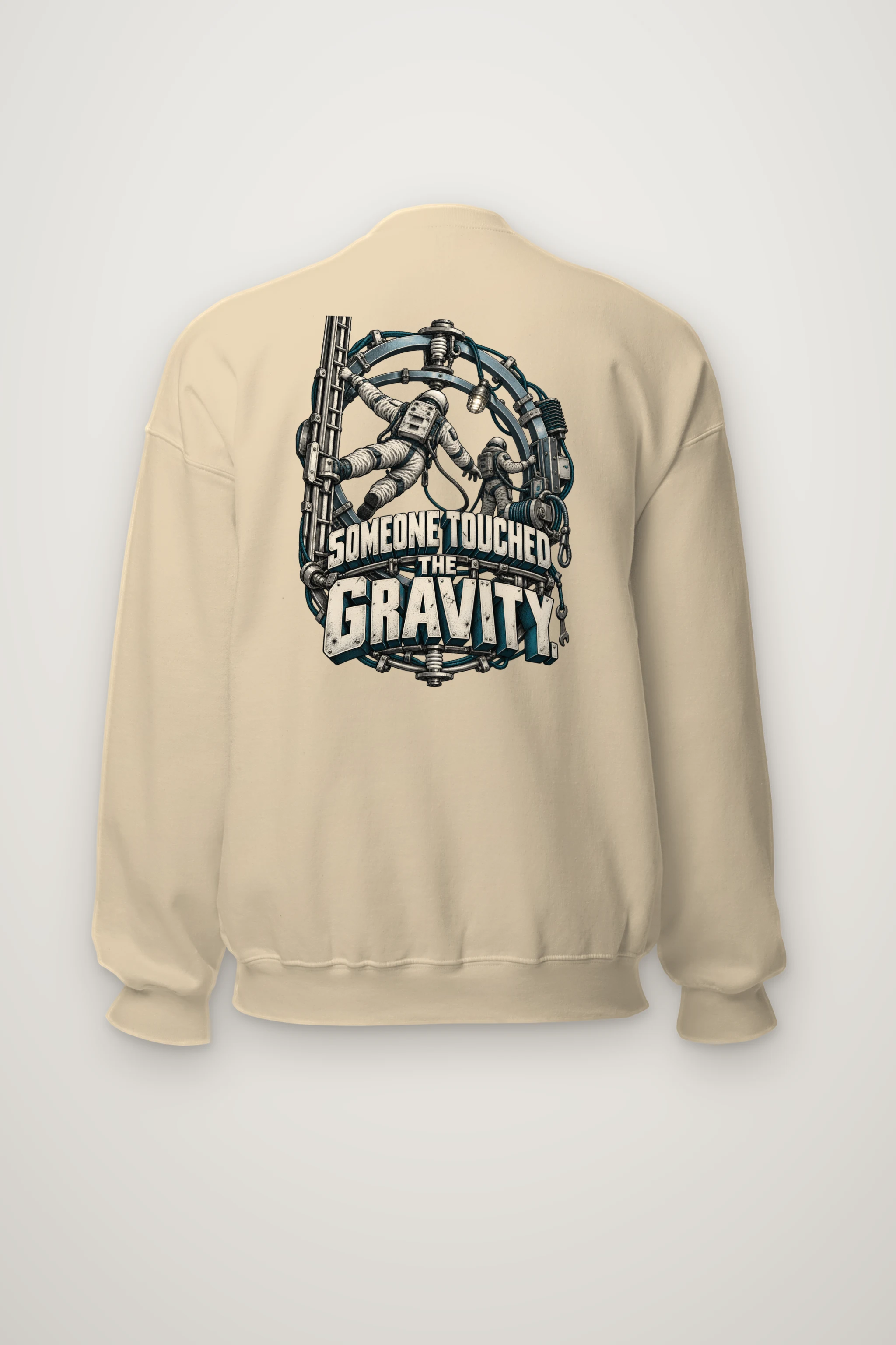 "Someone Touched the Gravity" Heavy Blend Unisex Crewneck Sweatshirt