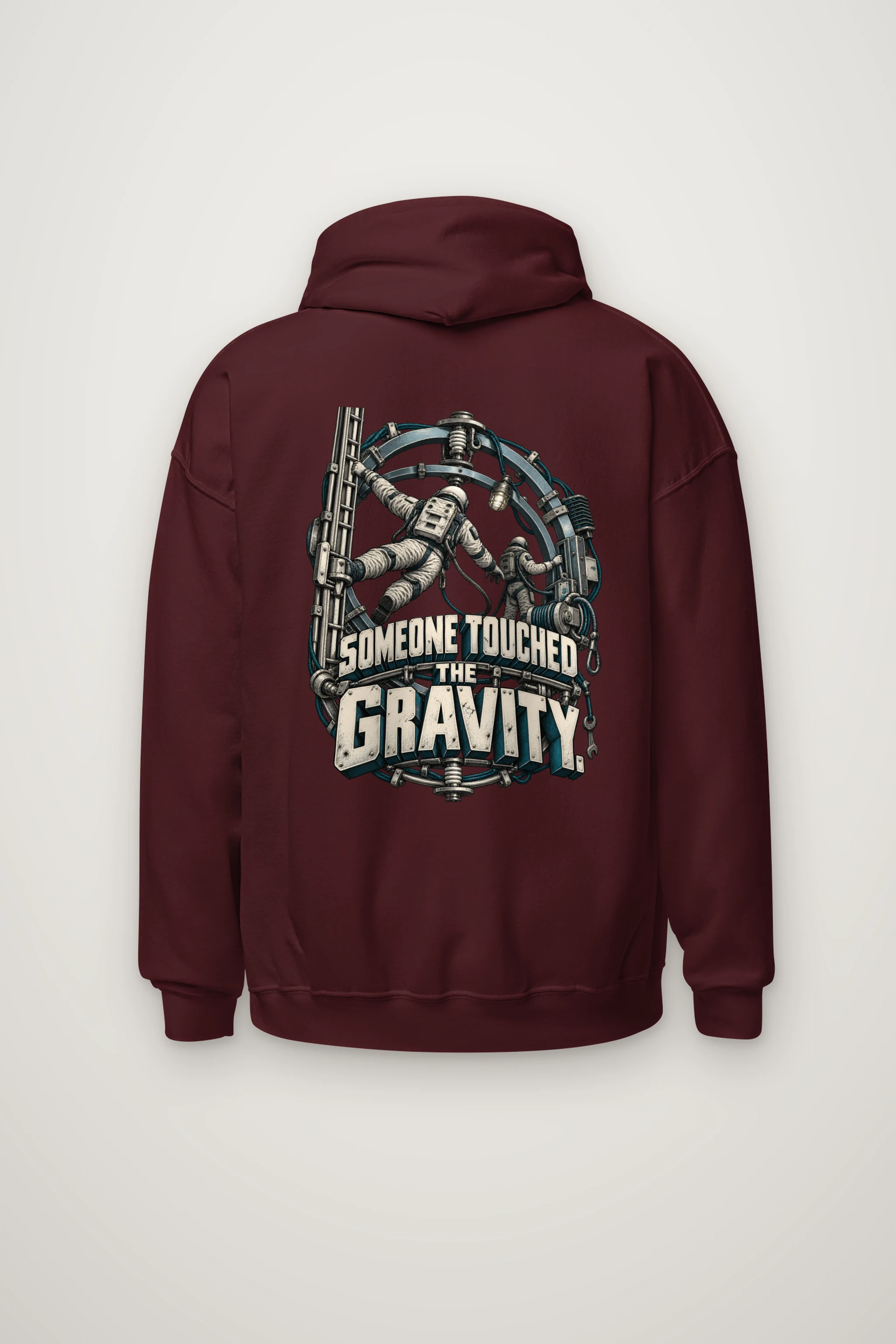 "Someone Touched the Gravity" Heavy Blend Unisex Pullover Hoodie