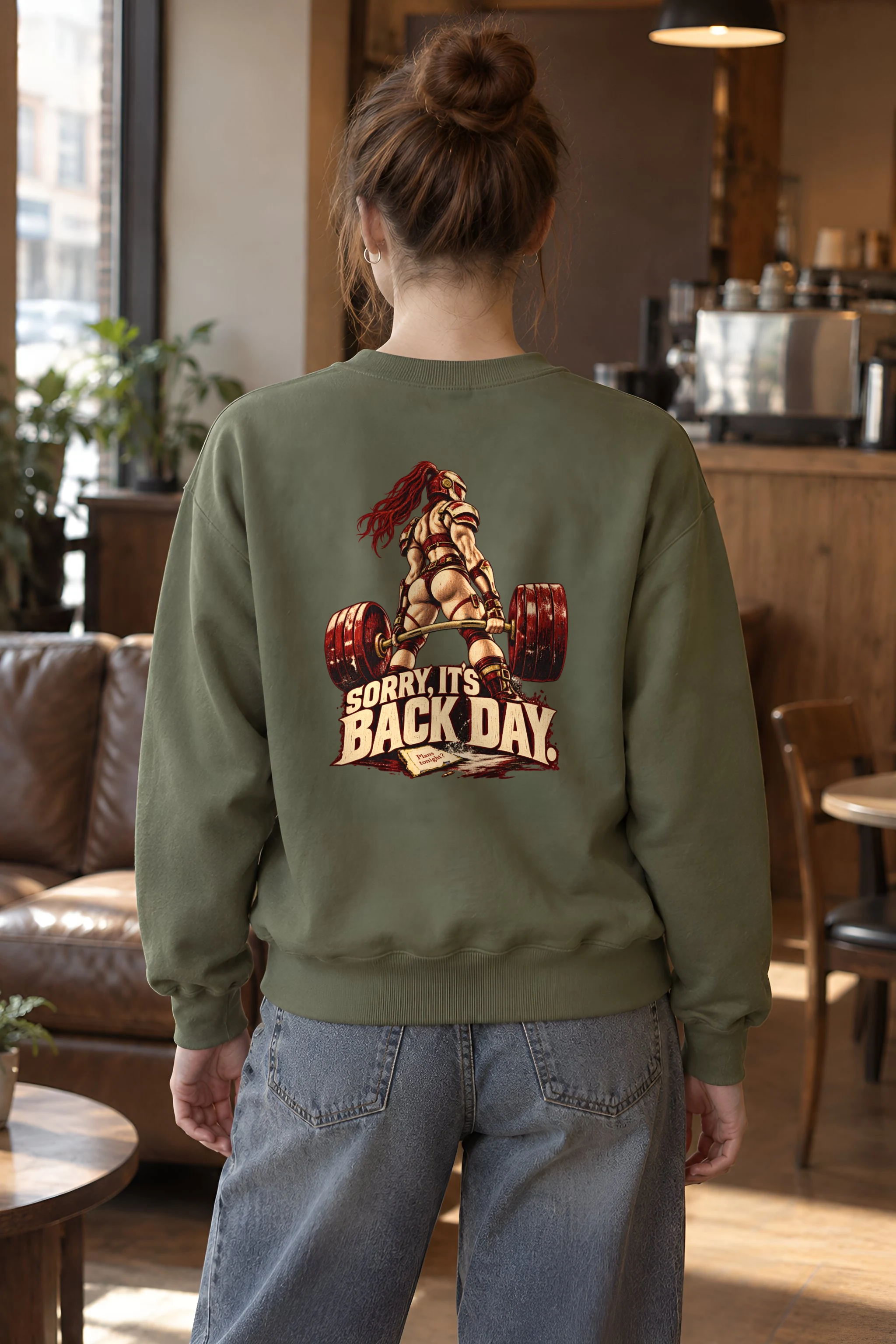 "Sorry, It's Back Day" Heavy Blend Unisex Crewneck Sweatshirt