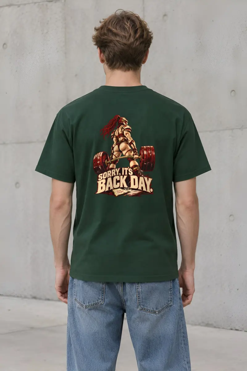 "Sorry, It's Back Day" Heavyweight Unisex Crewneck T-shirt