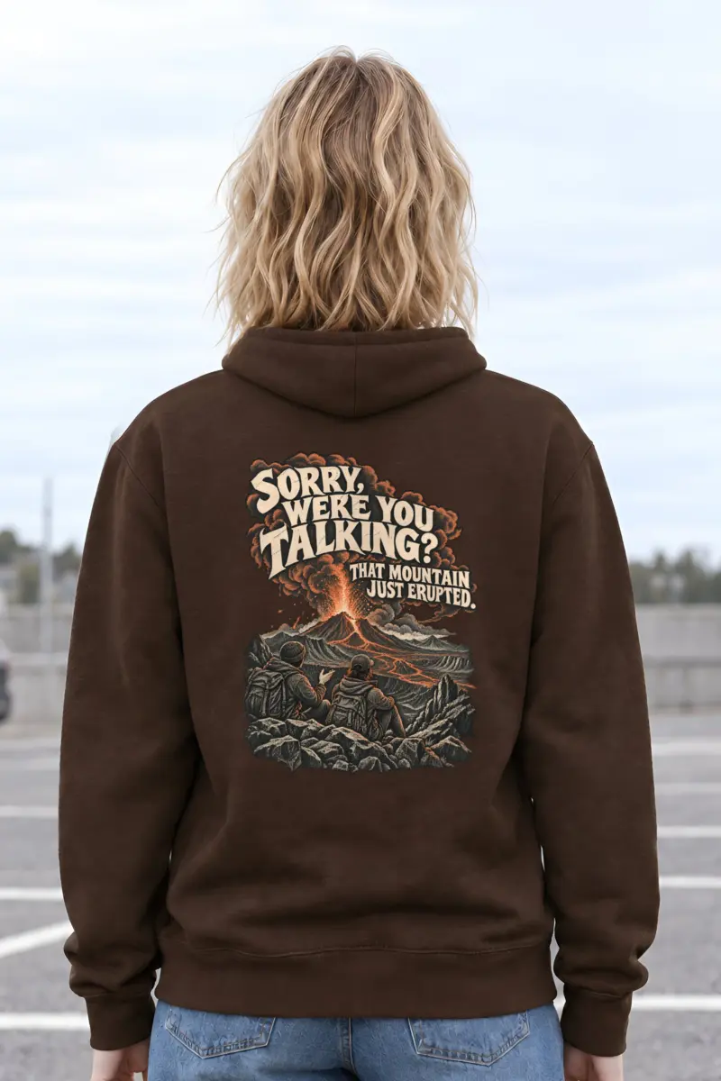 "Sorry, Were You Talking?" Heavy Blend Unisex Pullover Hoodie
