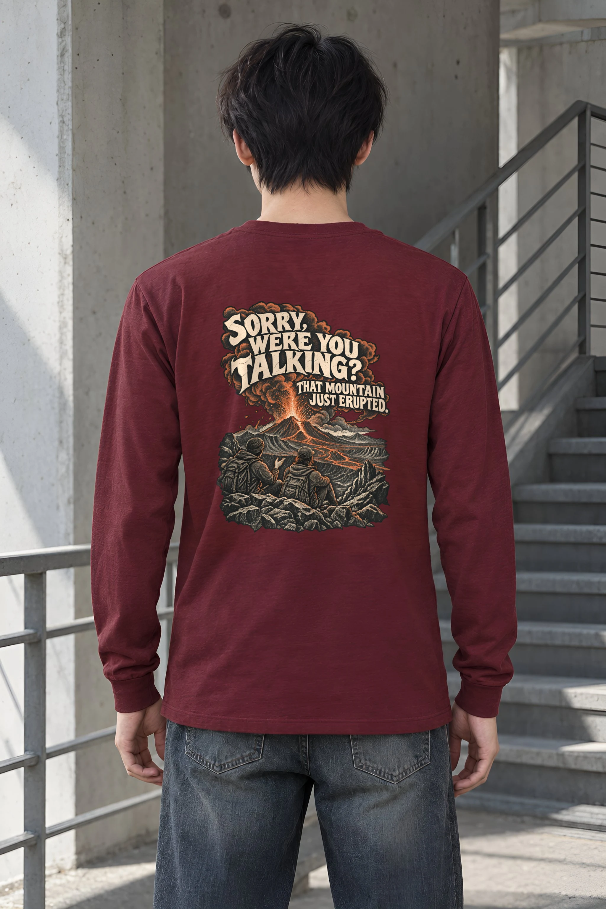 "Sorry, Were You Talking?" Unisex Longsleeve T-shirt