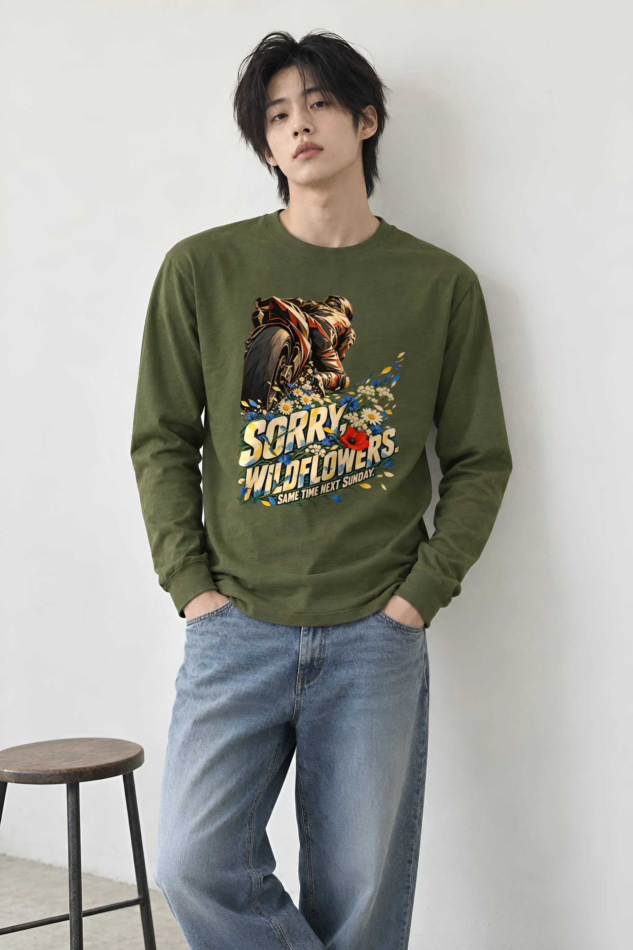 "Sorry, Wildflowers" Unisex Longsleeve T-shirt