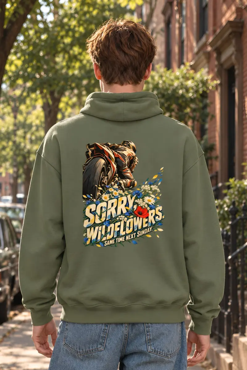 “Sorry Wildflowers” Unisex Pullover Hoodie