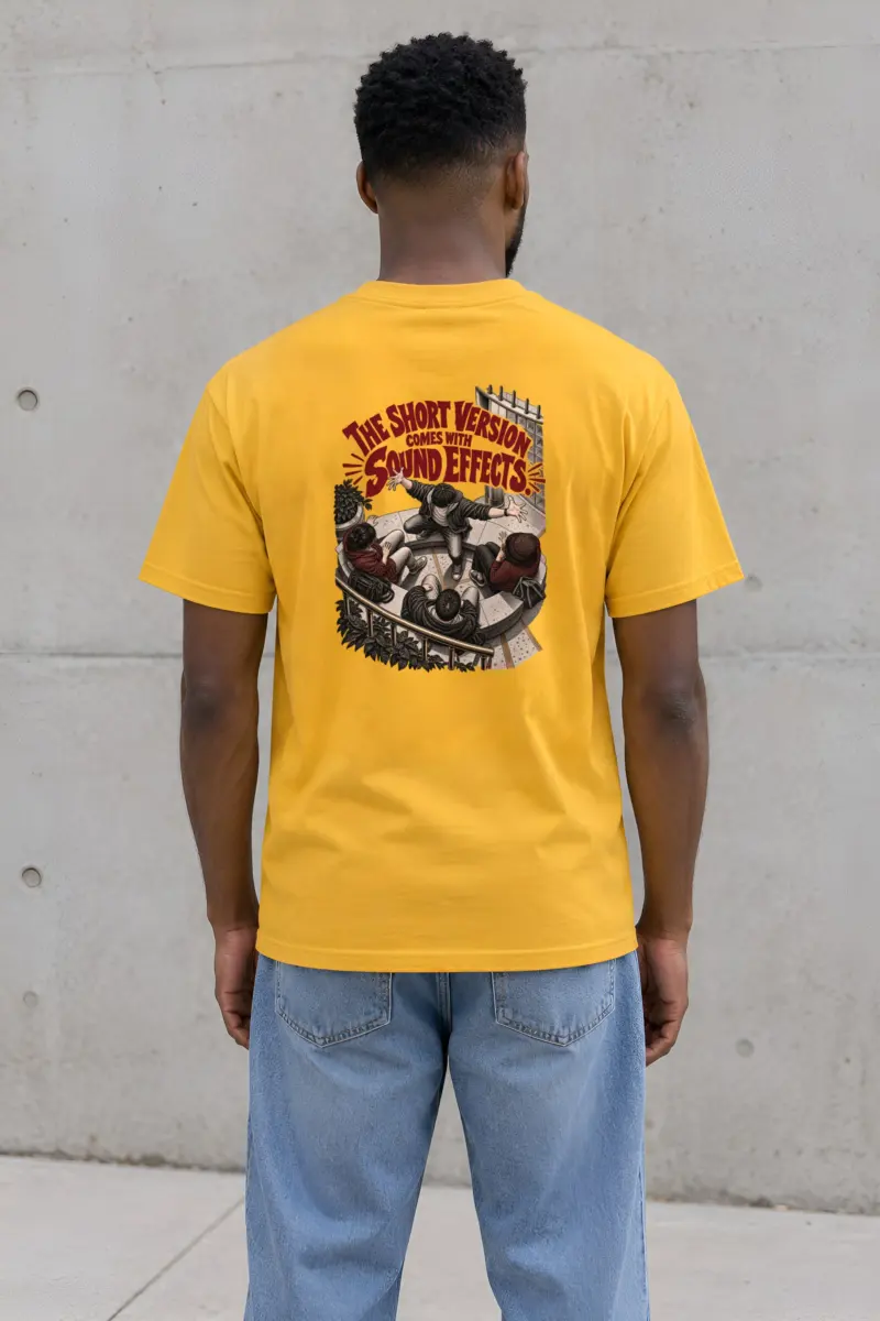 "Sound Effects Included" Heavyweight Unisex Crewneck T-shirt