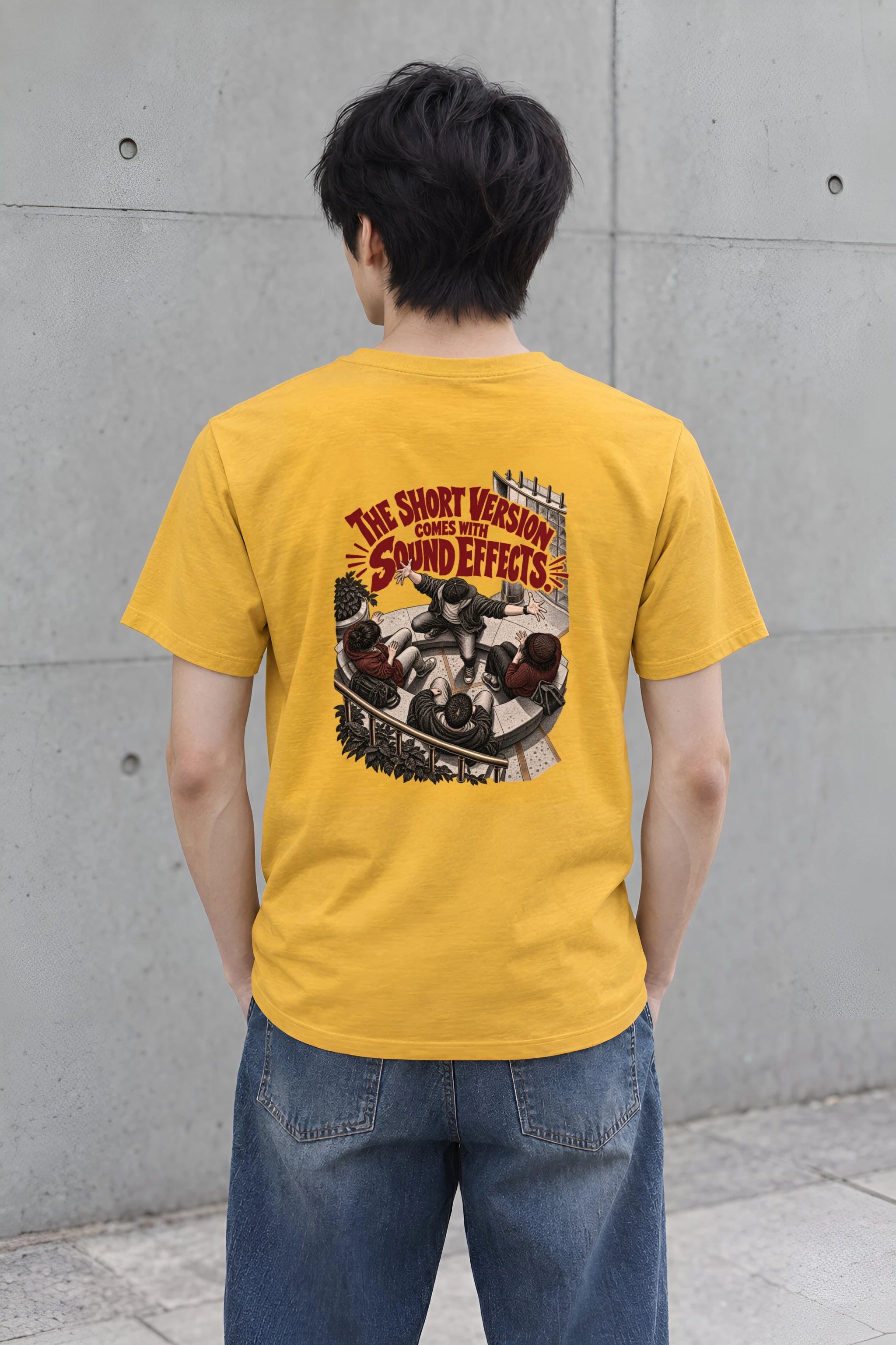 "Sound Effects Included" Heavyweight Unisex Crewneck T-shirt