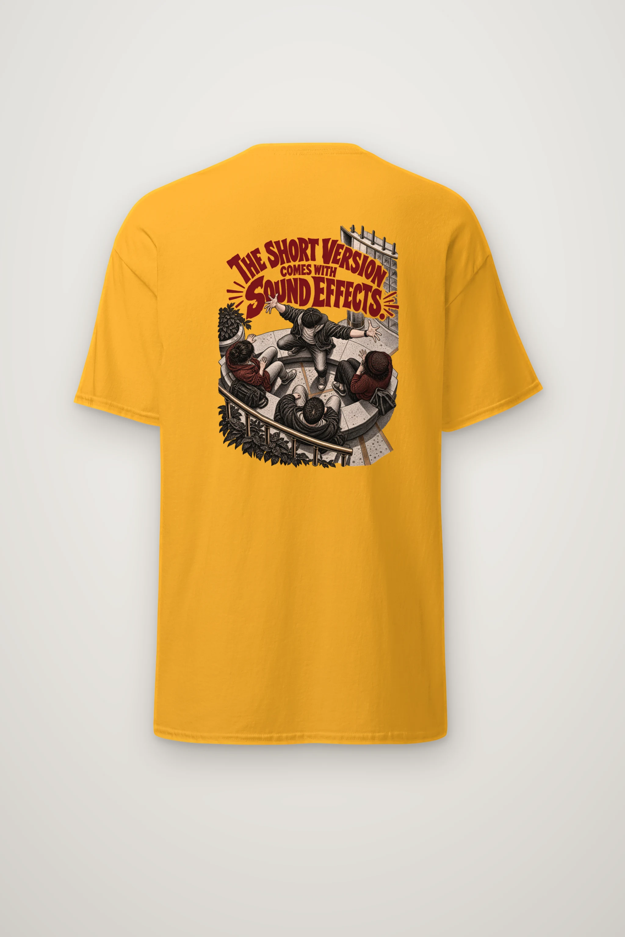 "Sound Effects Included" Heavyweight Unisex Crewneck T-shirt