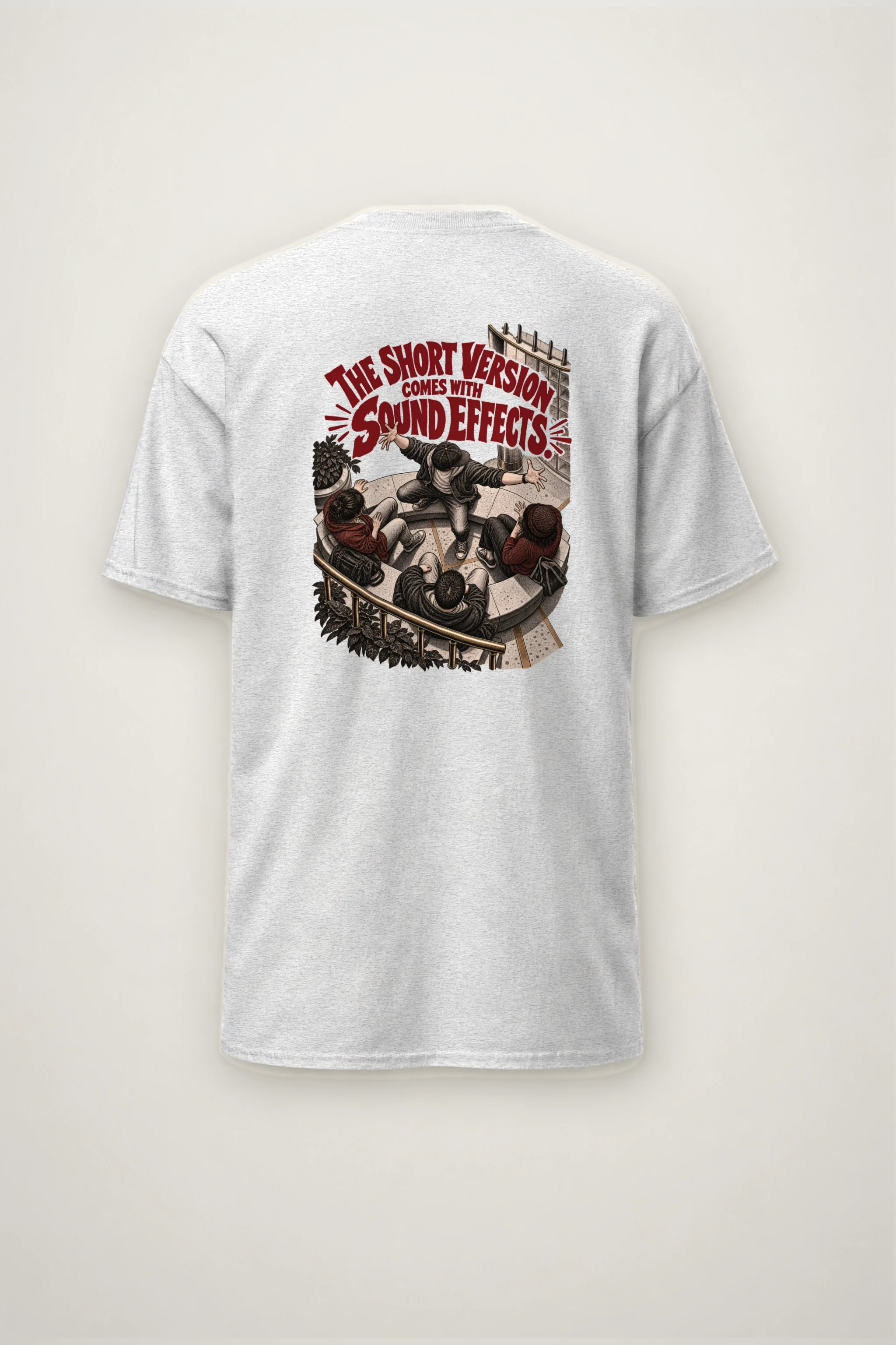 "Sound Effects Included" Heavyweight Unisex Crewneck T-shirt