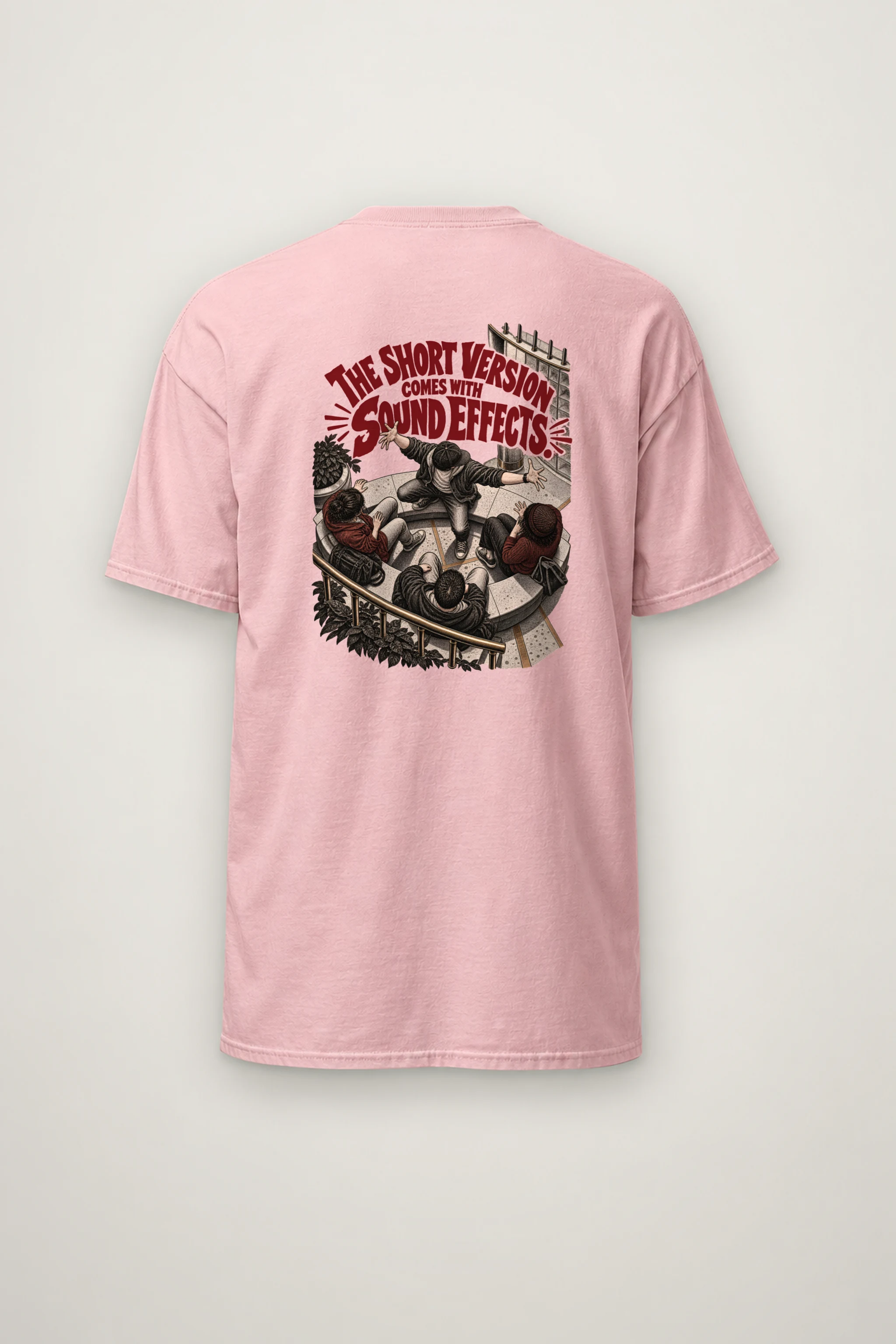 "Sound Effects Included" Heavyweight Unisex Crewneck T-shirt