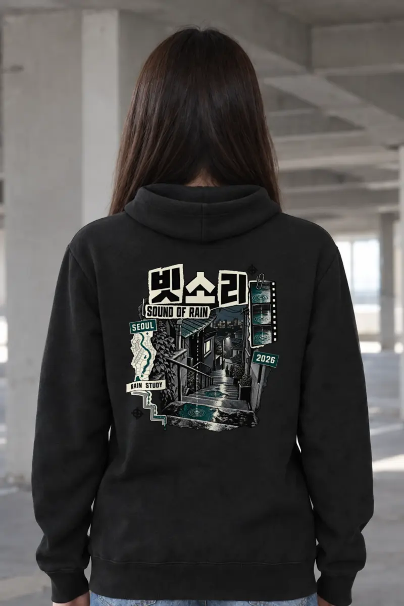 “Sound of Rain Seoul Hoodie” Heavy Blend Unisex Pullover Hoodie