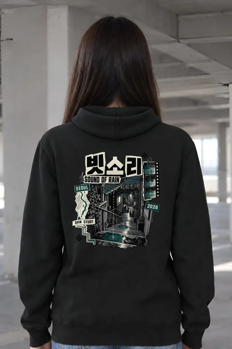 "Sound of Rain Seoul Hoodie" Heavy Blend Unisex Pullover Hoodie