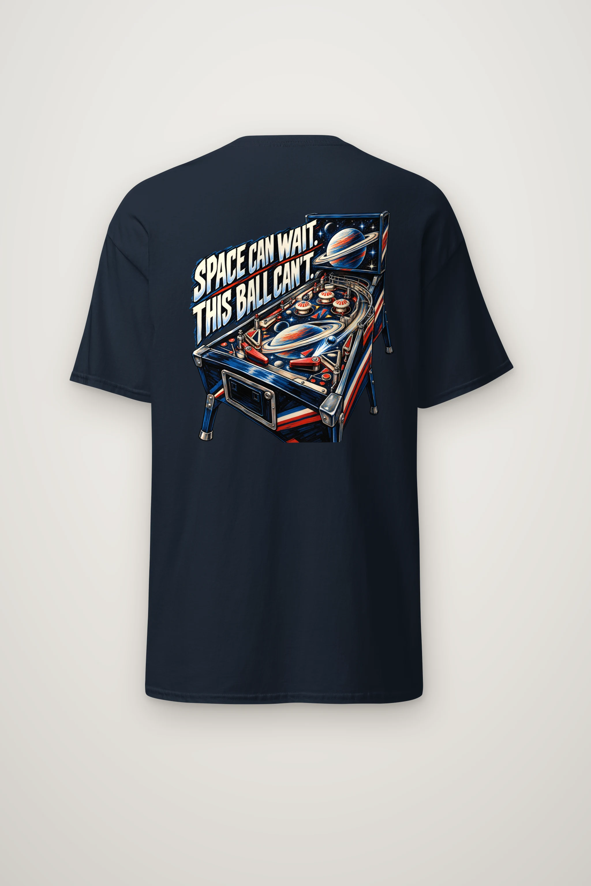 "Space Can Wait" Heavyweight Unisex Crewneck T-shirt