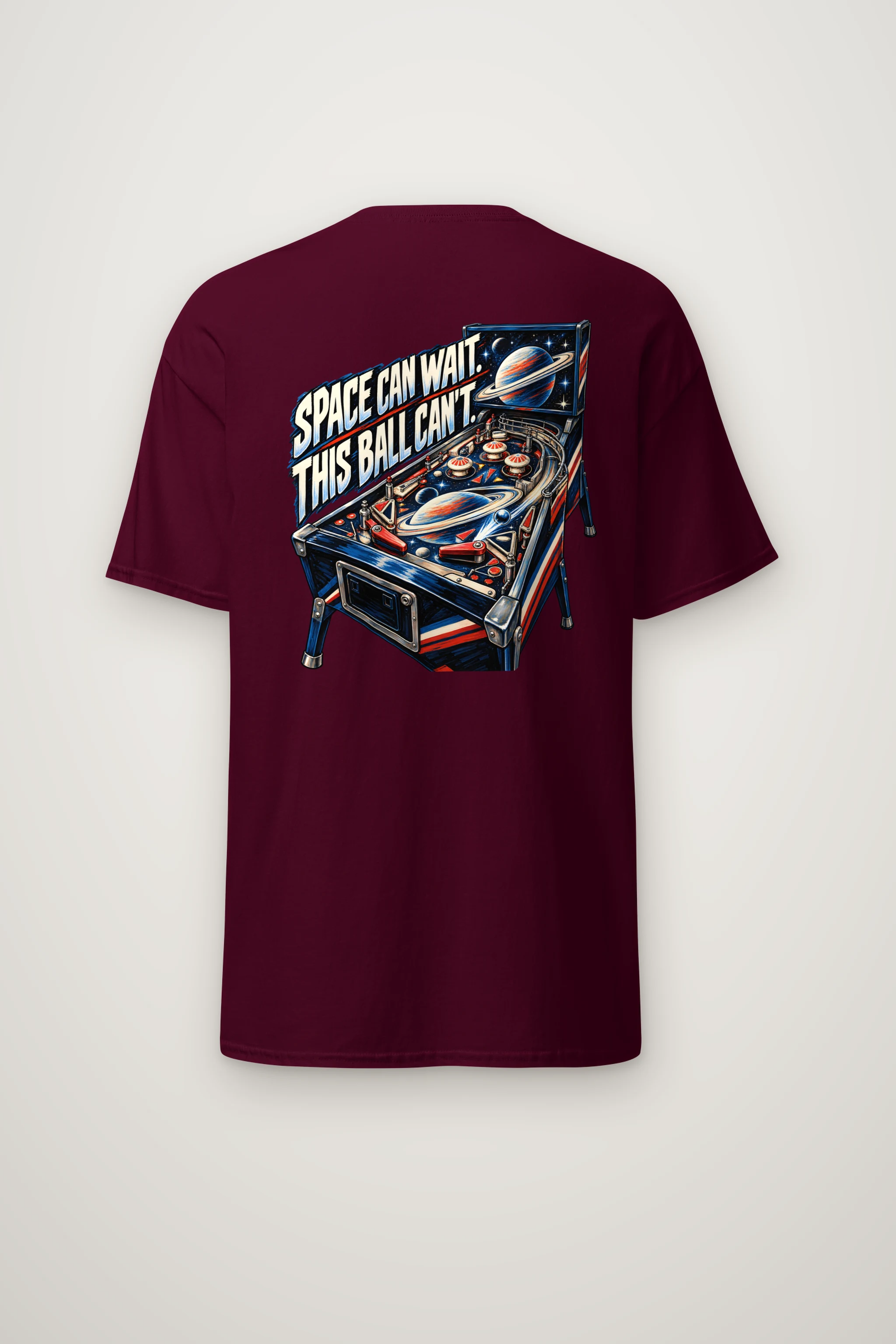 "Space Can Wait" Heavyweight Unisex Crewneck T-shirt