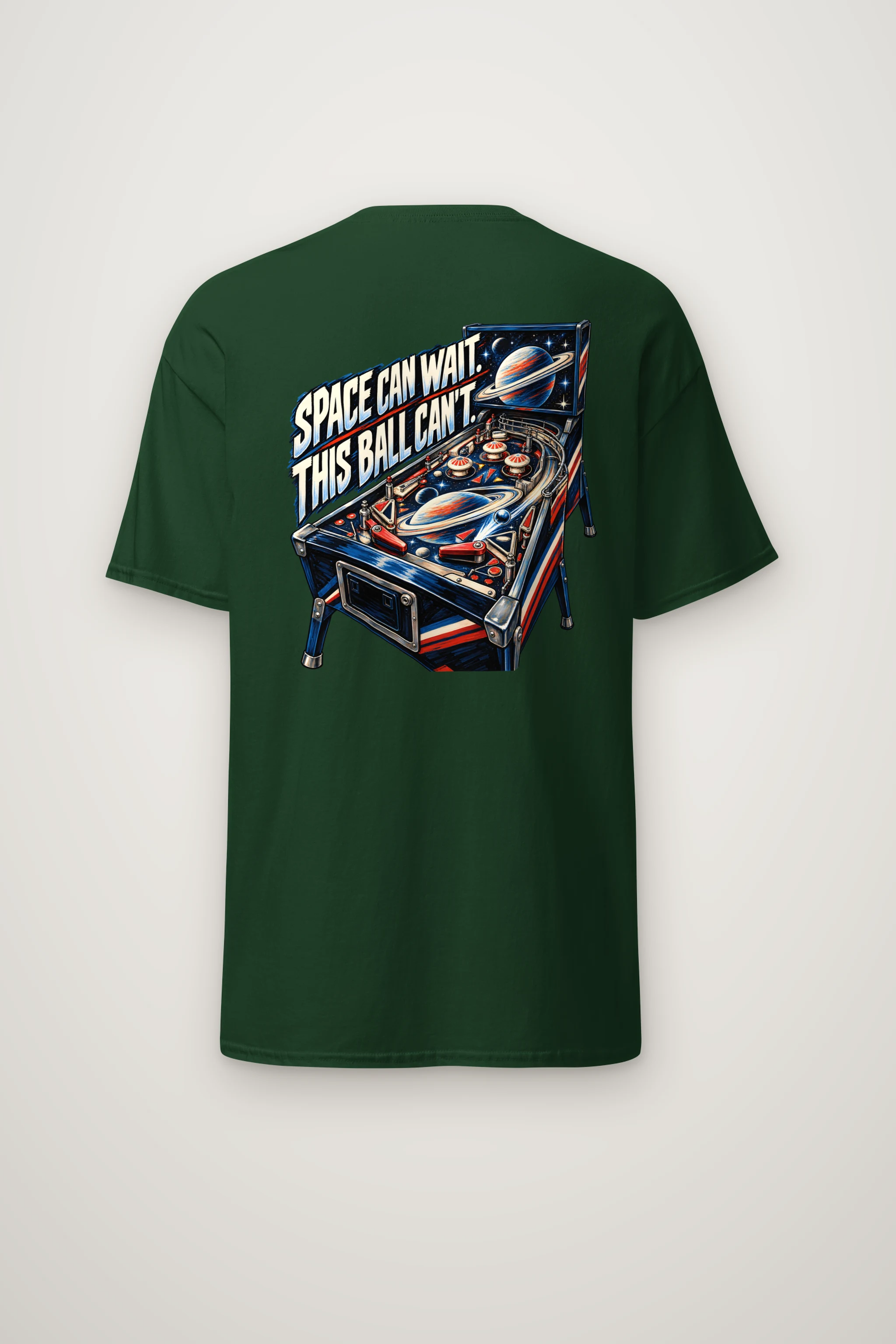 "Space Can Wait" Heavyweight Unisex Crewneck T-shirt