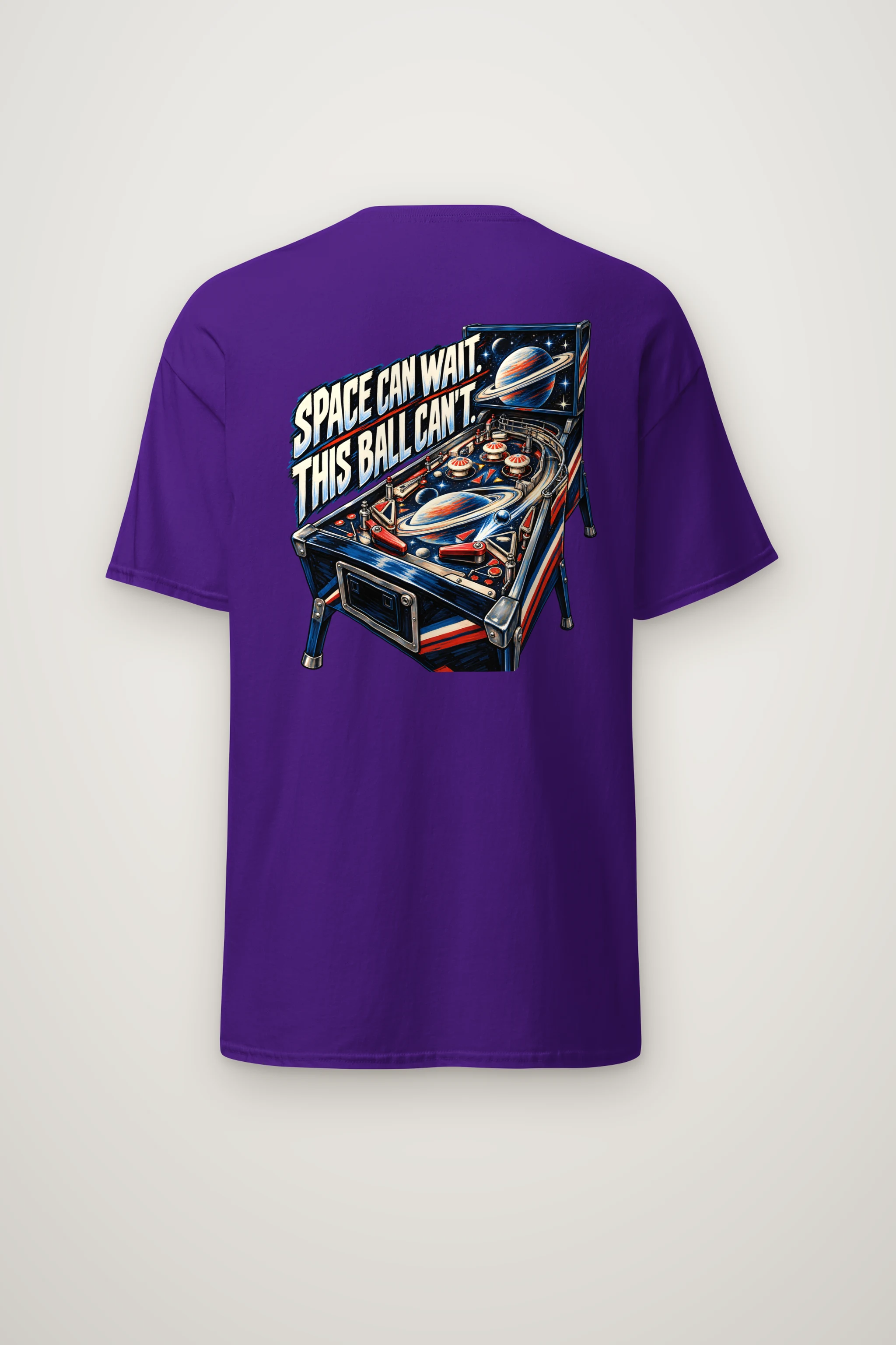 "Space Can Wait" Heavyweight Unisex Crewneck T-shirt