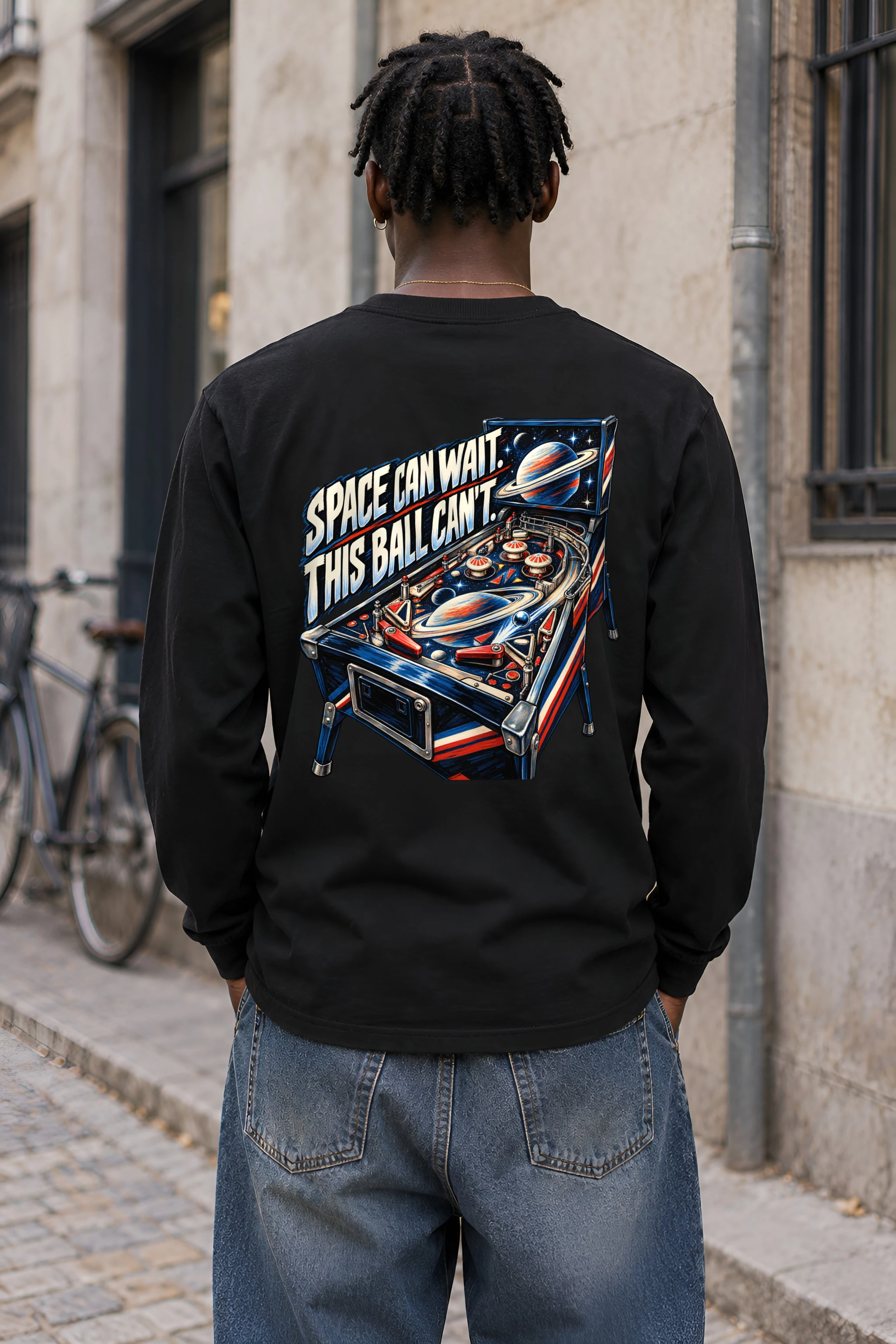 "Space Can Wait" Unisex Longsleeve T-shirt