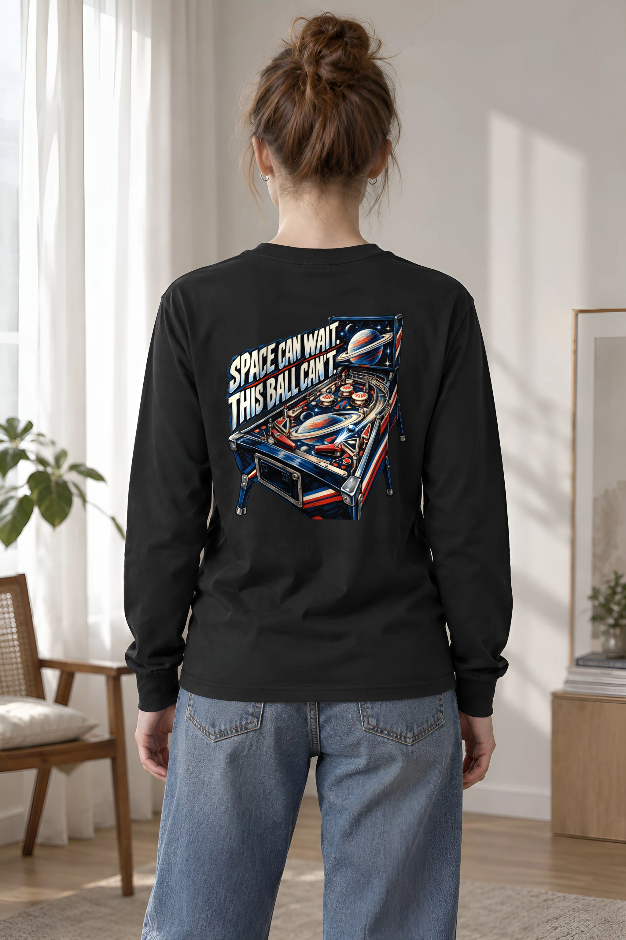 "Space Can Wait" Unisex Longsleeve T-shirt