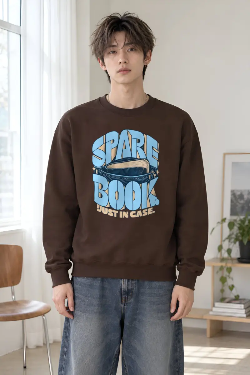 “Spare Book” Heavy Blend Unisex Crewneck Sweatshirt