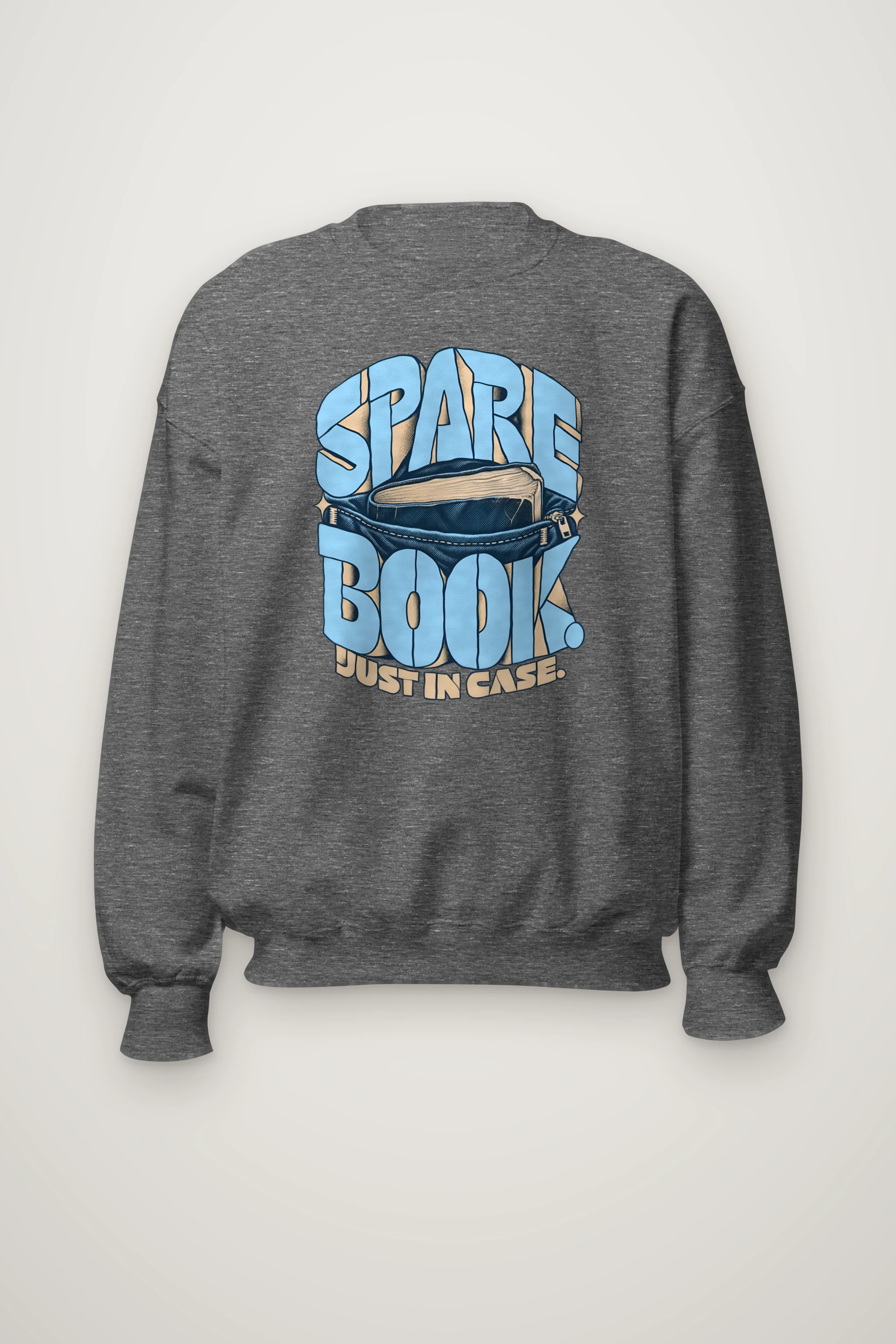 "Spare Book" Heavy Blend Unisex Crewneck Sweatshirt