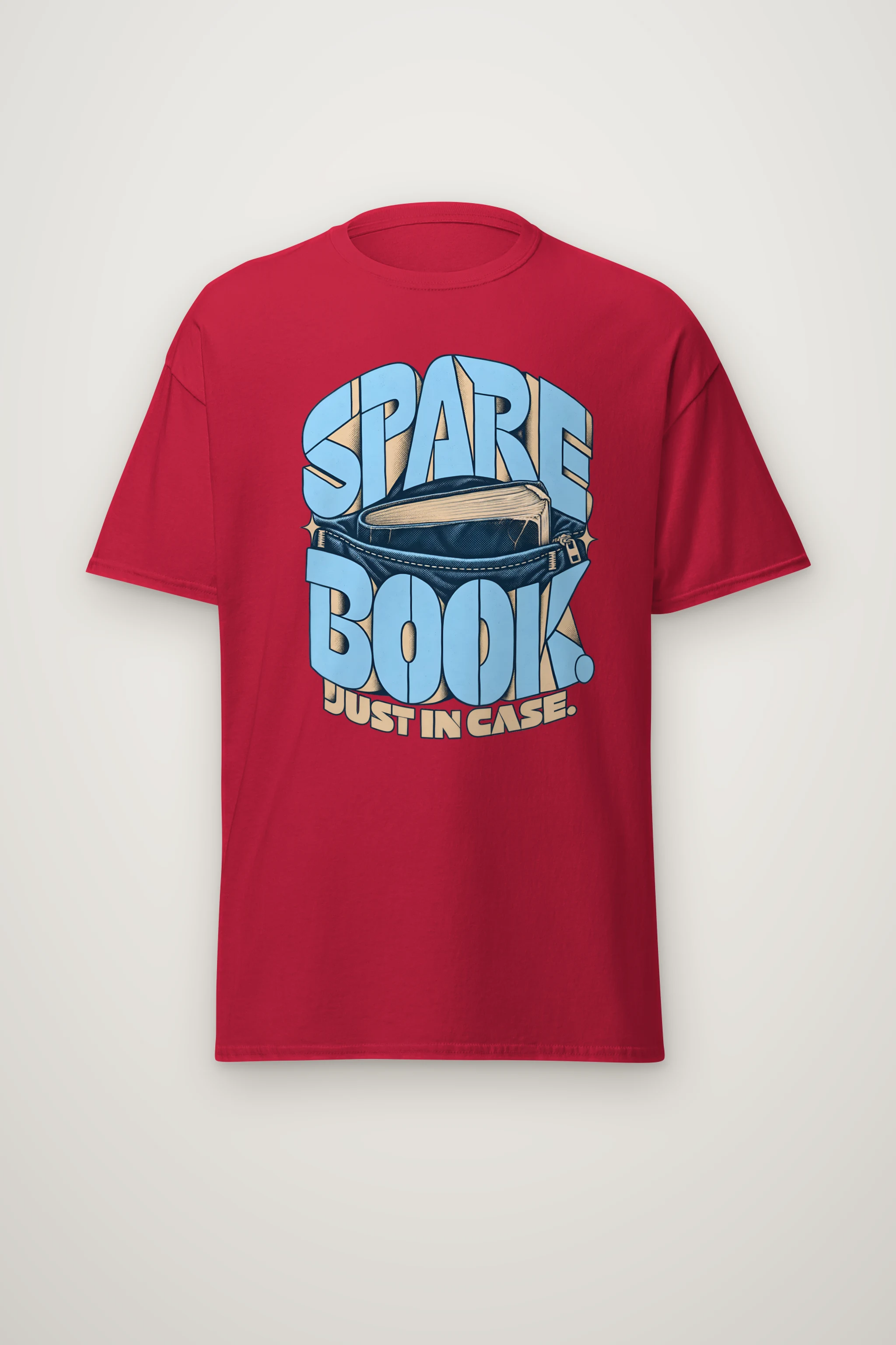 "Spare Book" Heavyweight Unisex Crewneck T-shirt