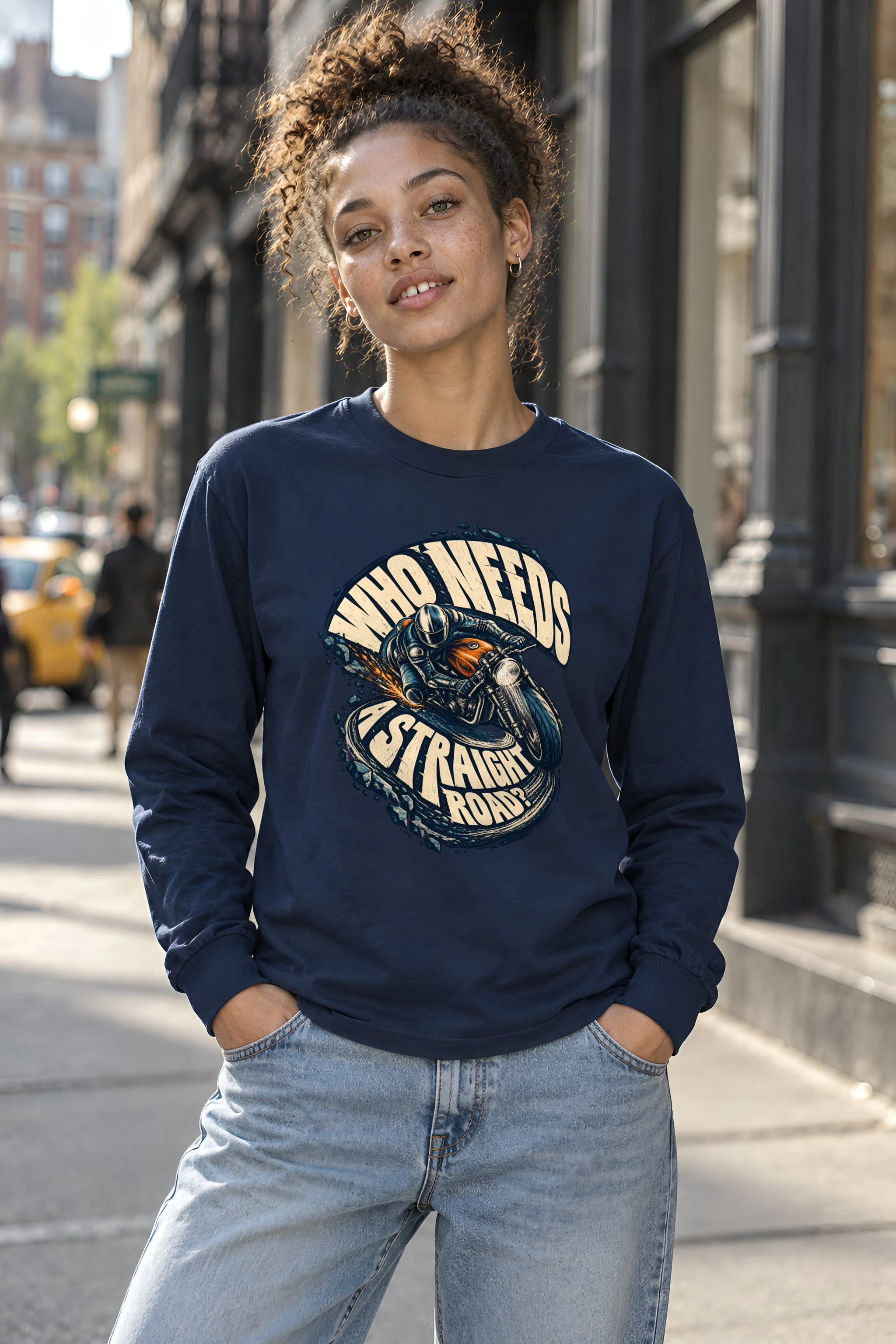 "Sparking Cafe Racer" Unisex Longsleeve T-shirt