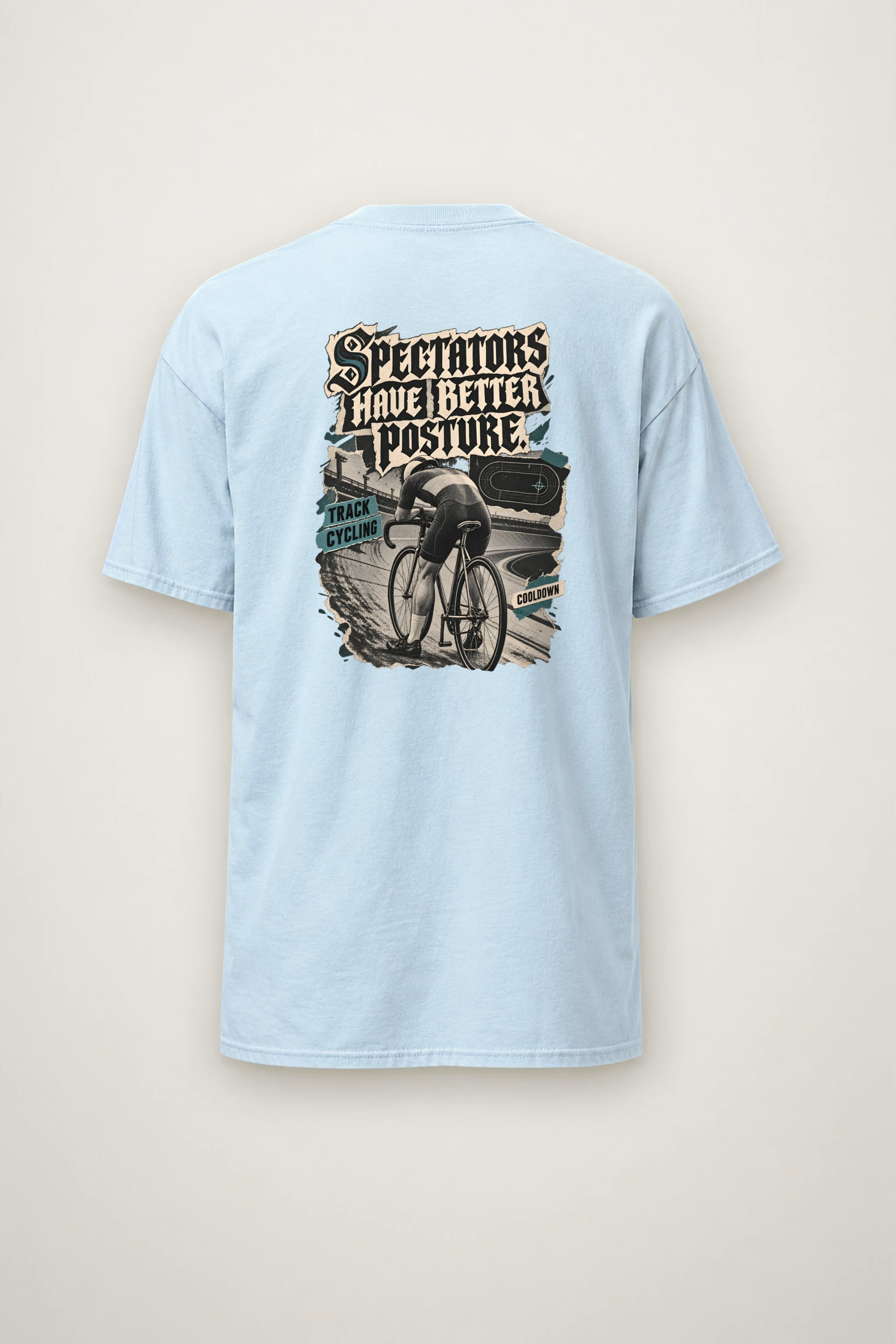 "Spectators Have Better Posture" Heavyweight Unisex Crewneck T-shirt